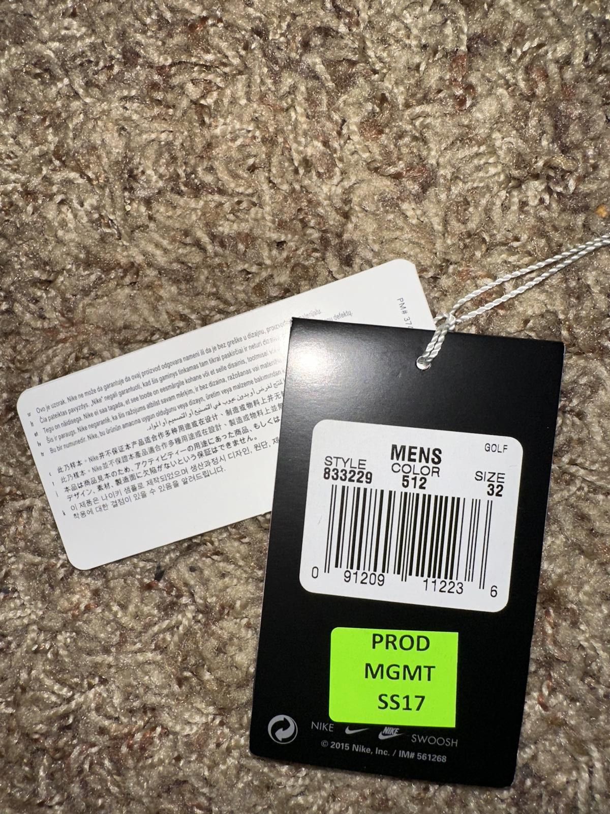 Nike Nike Men’s Tiger Woods TW Flex 3.0 Golf Shorts Sample Size US 32 / EU 48 - 10 Thumbnail
