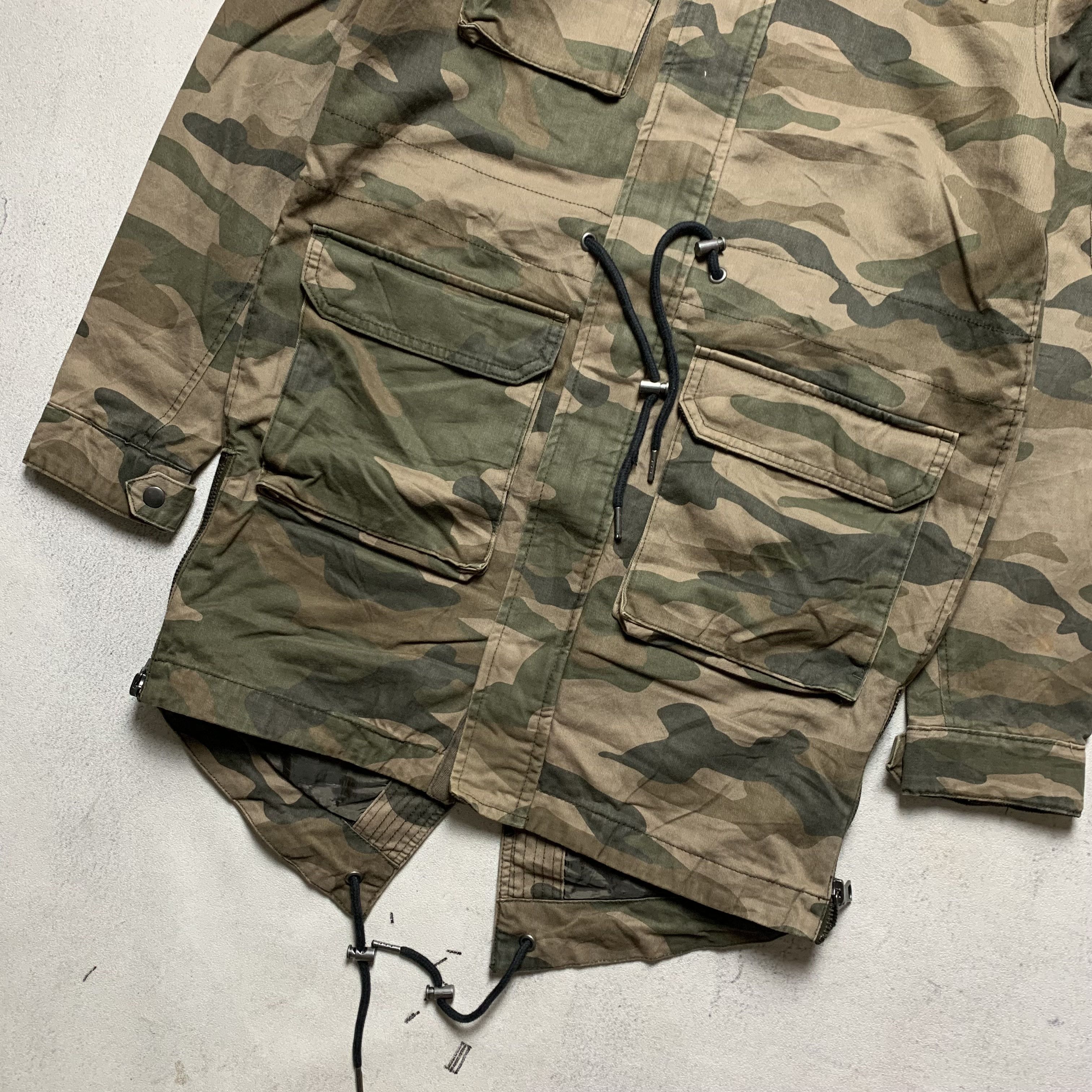 H&M H&M Camo Parka Fishtail Jacket Size US S / EU 44-46 / 1 - 3 Thumbnail