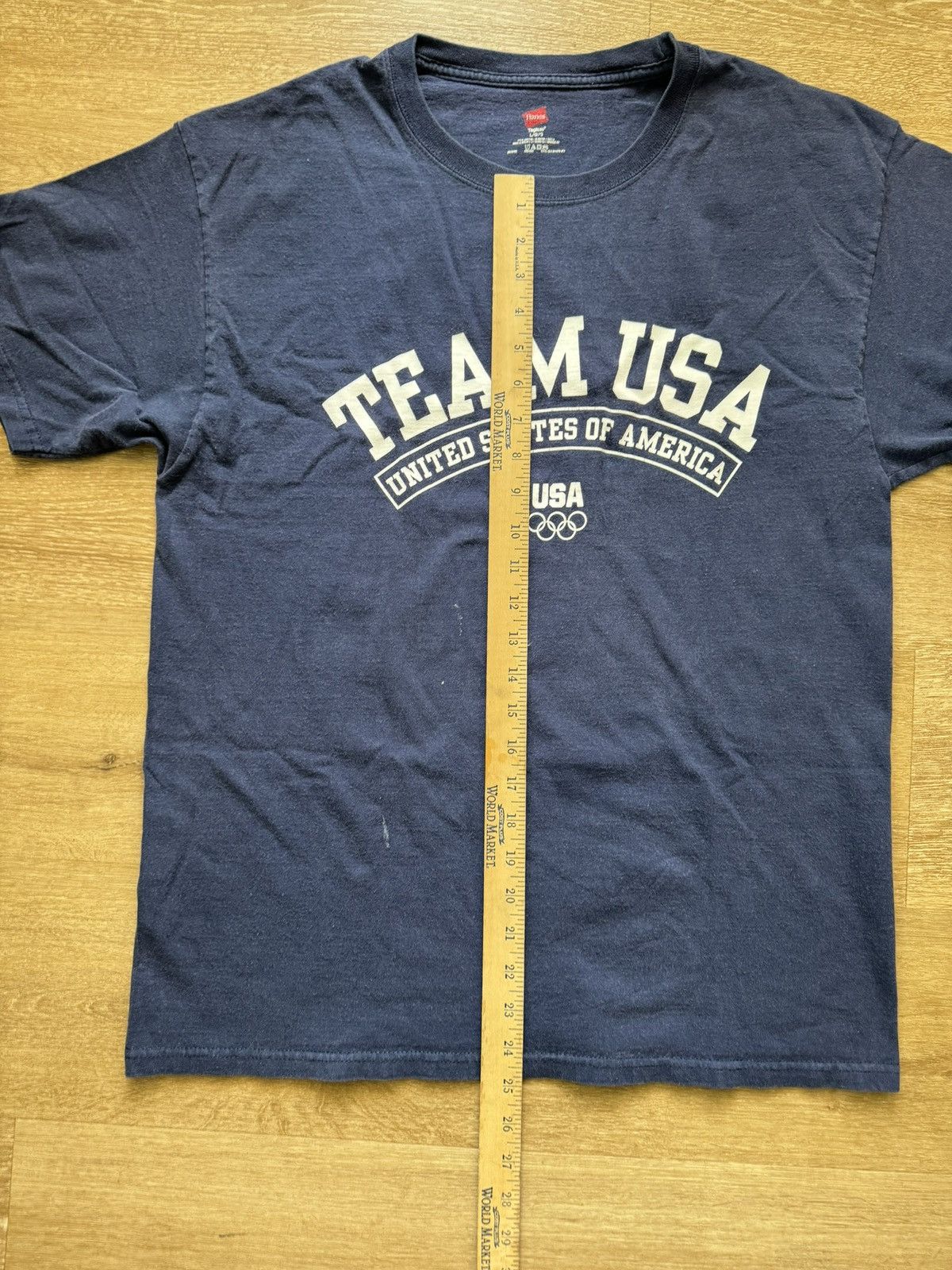 USA Olympics Olympic Tee - TEAM USA Official Arch Logo Dark Blue (Large) Size US L / EU 52-54 / 3 - 14 Thumbnail