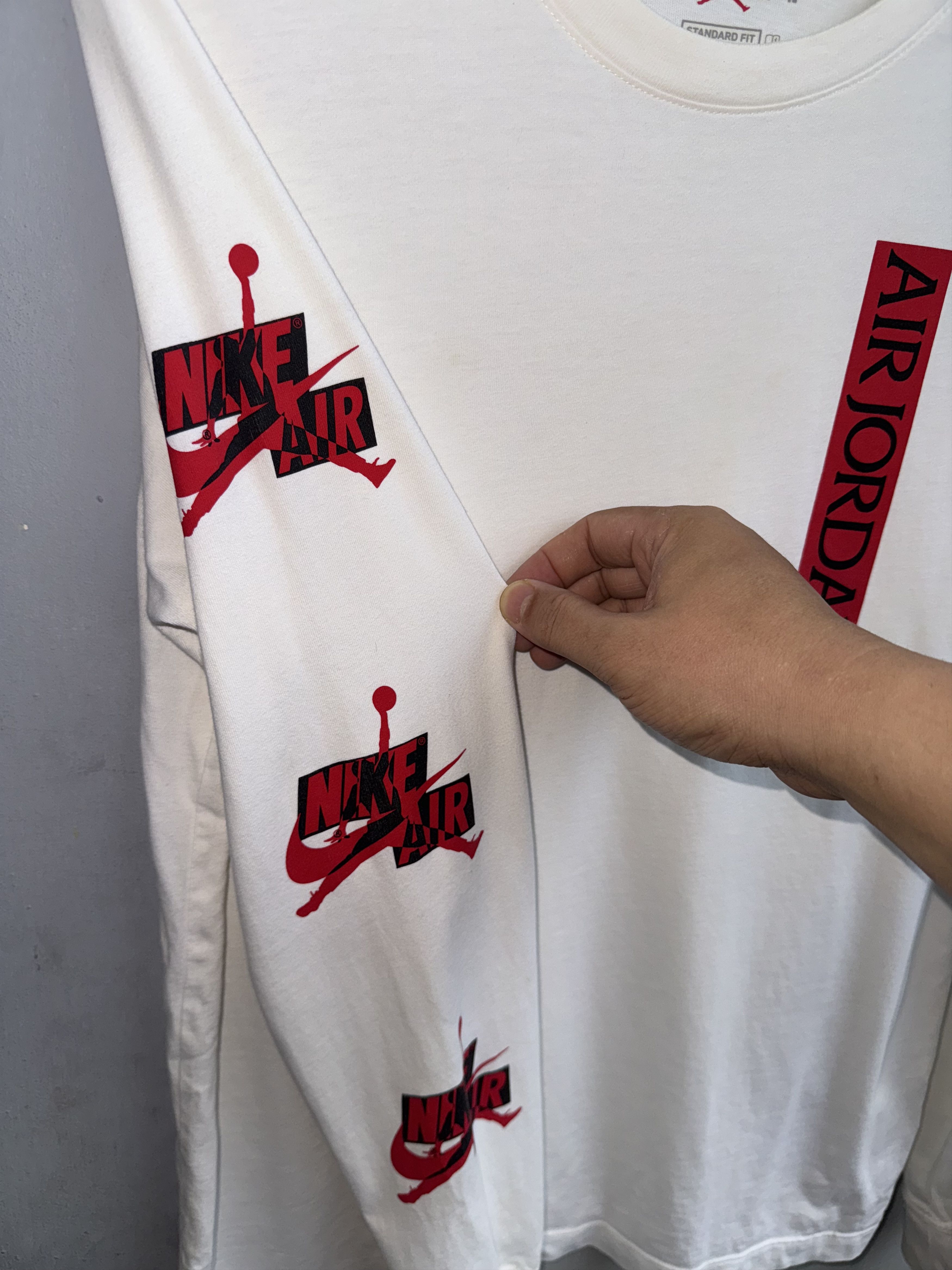 Jordan Brand Nike Air Jordan Jumpman Classic Long Sleeve Shirt Size US M / EU 48-50 / 2 - 4 Thumbnail