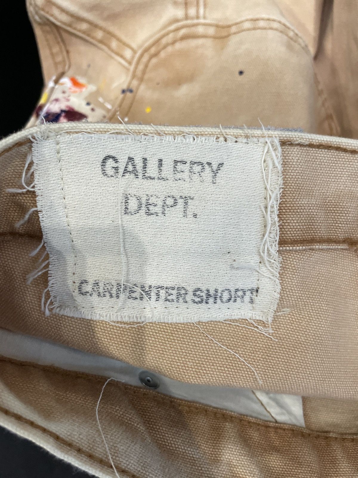 Gallery Dept. Gallery Dept. Carpenter Shorts Tan Size US 33 - 5 Thumbnail