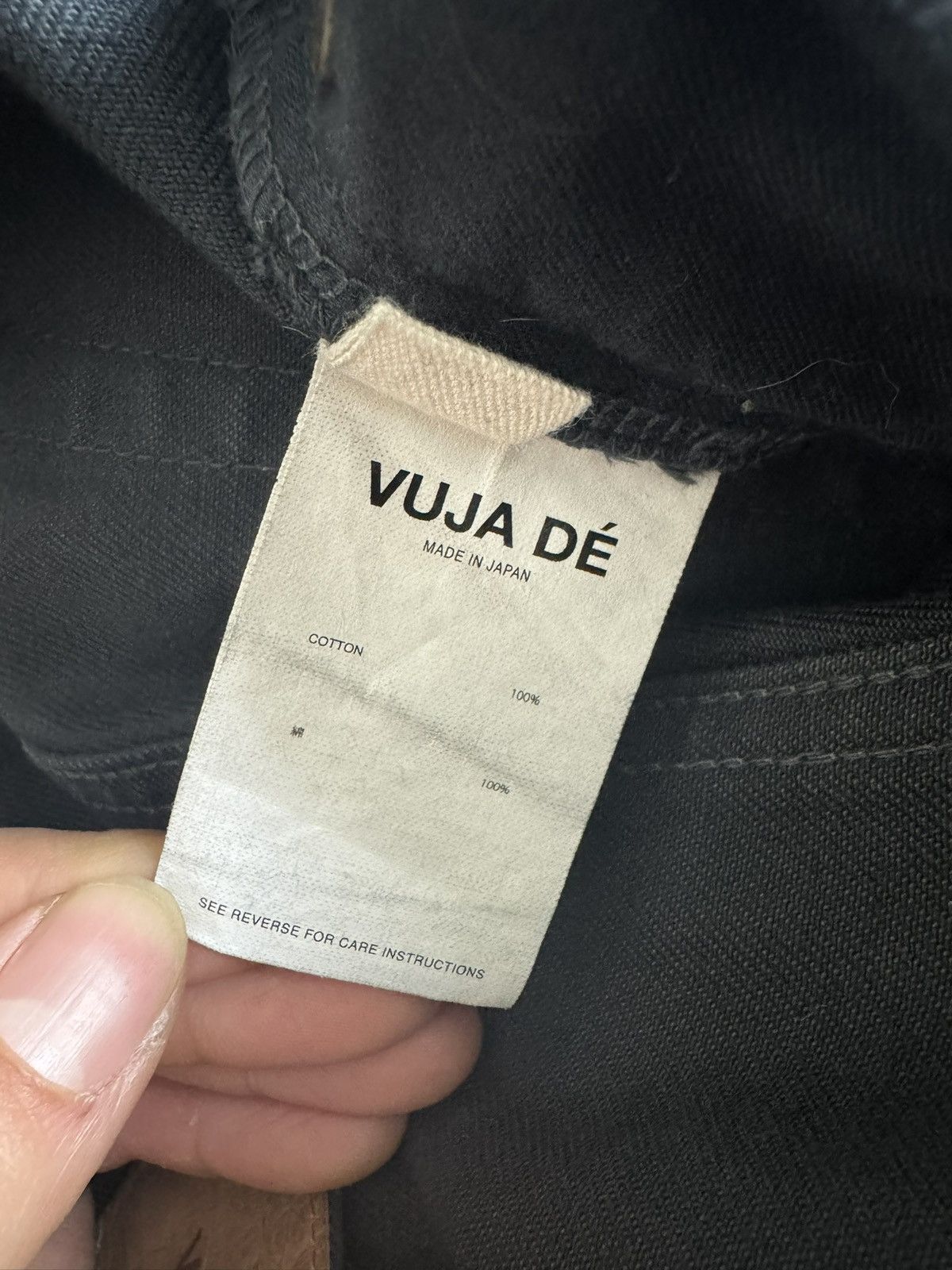 Vuja De VUJA DÉ WIDE DENIM PANTS ‘BLACK’ Size US 32 / EU 48 - 9 Thumbnail