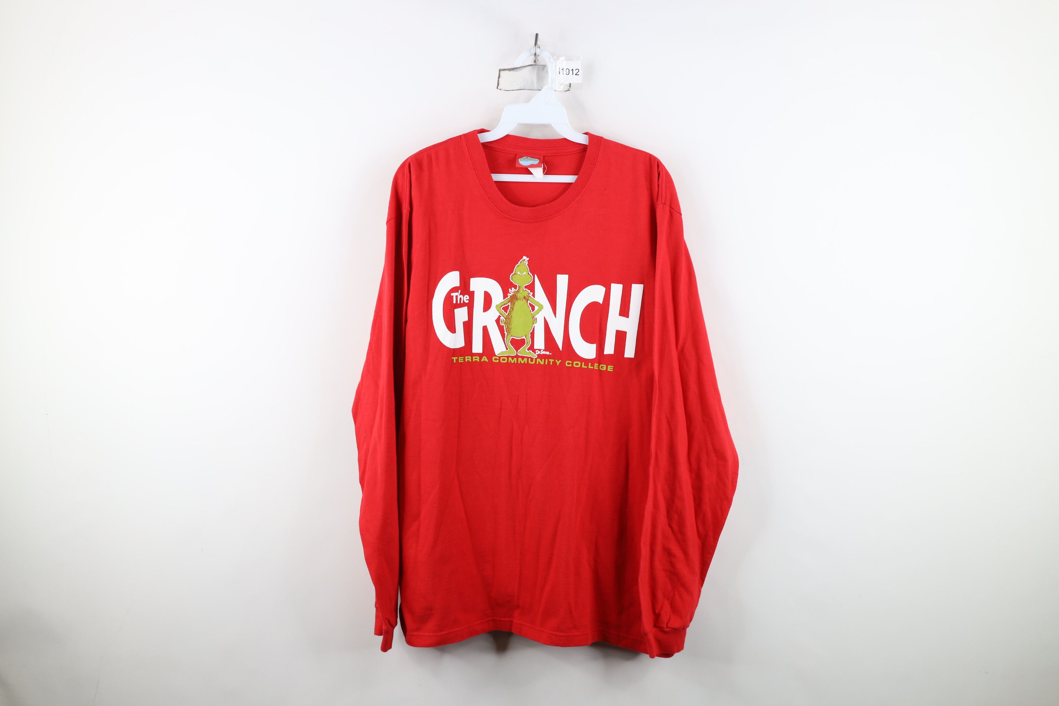 Vintage Vintage Y2K Dr Seuss Christmas Grinch Long Sleeve T-Shirt Size US L / EU 52-54 / 3 - 1 Thumbnail