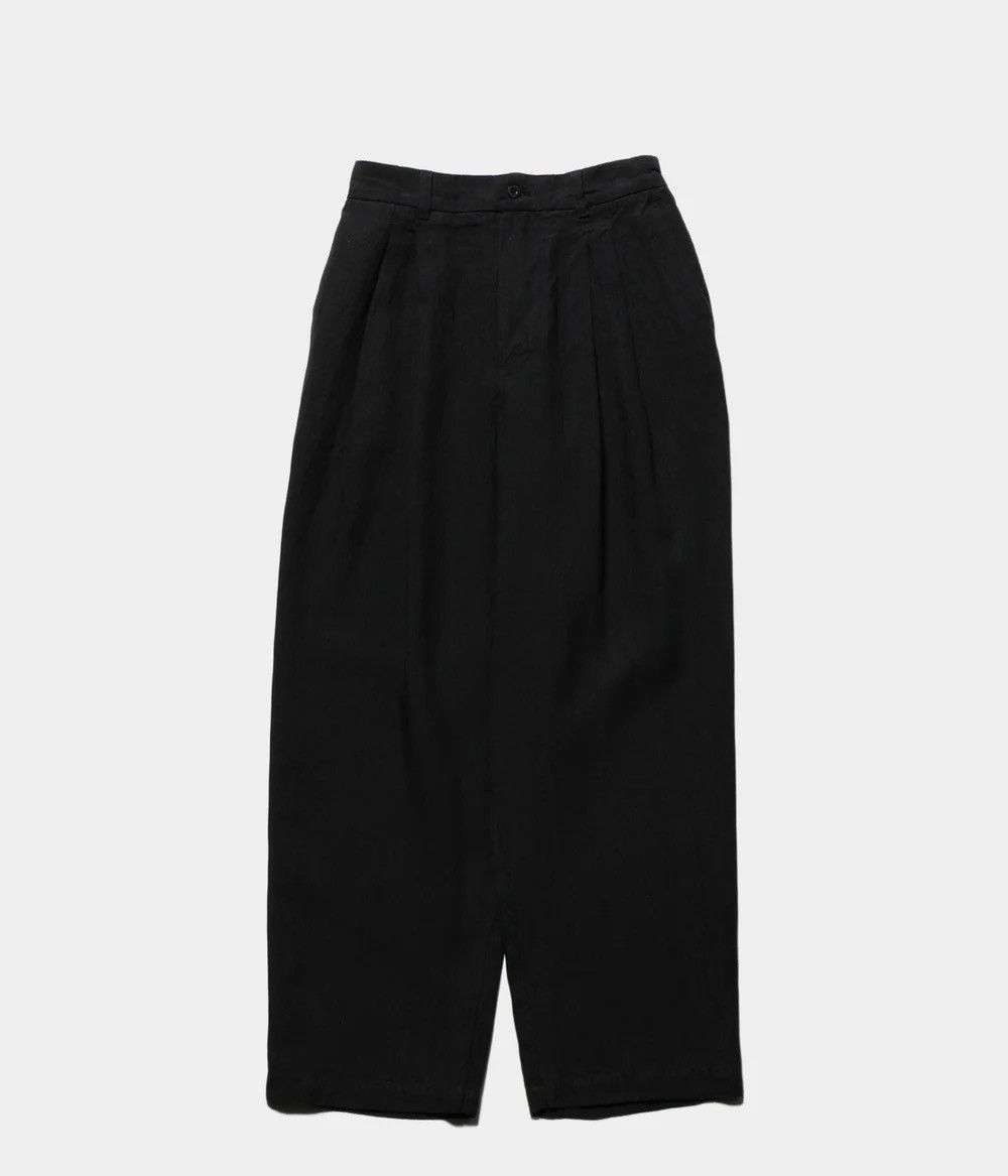 STILL BY HAND STILL BY HAND 100% Linen Pleated Black Easy Pants Size US 30 / EU 46 - 1 Thumbnail