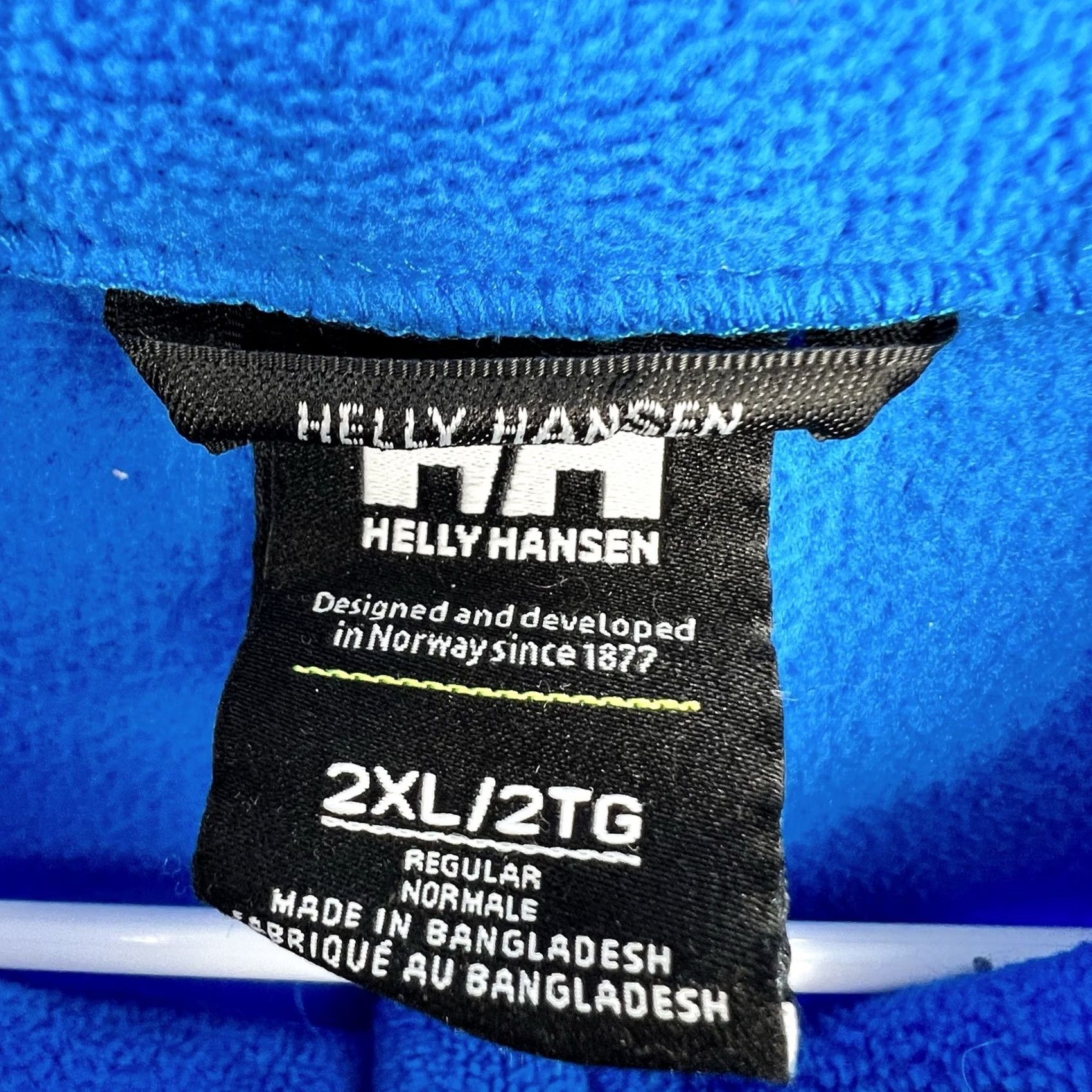 Helly Hansen Helly Hansen Polartec Fleece Mens 2XL Zip 1/4 Embroidered Logo Blue 100% Polyester Raglan Sleeve Mock Neck Pullover Casual Ski Daywear Mens Size US XXL / EU 58 / 5 - 3 Thumbnail