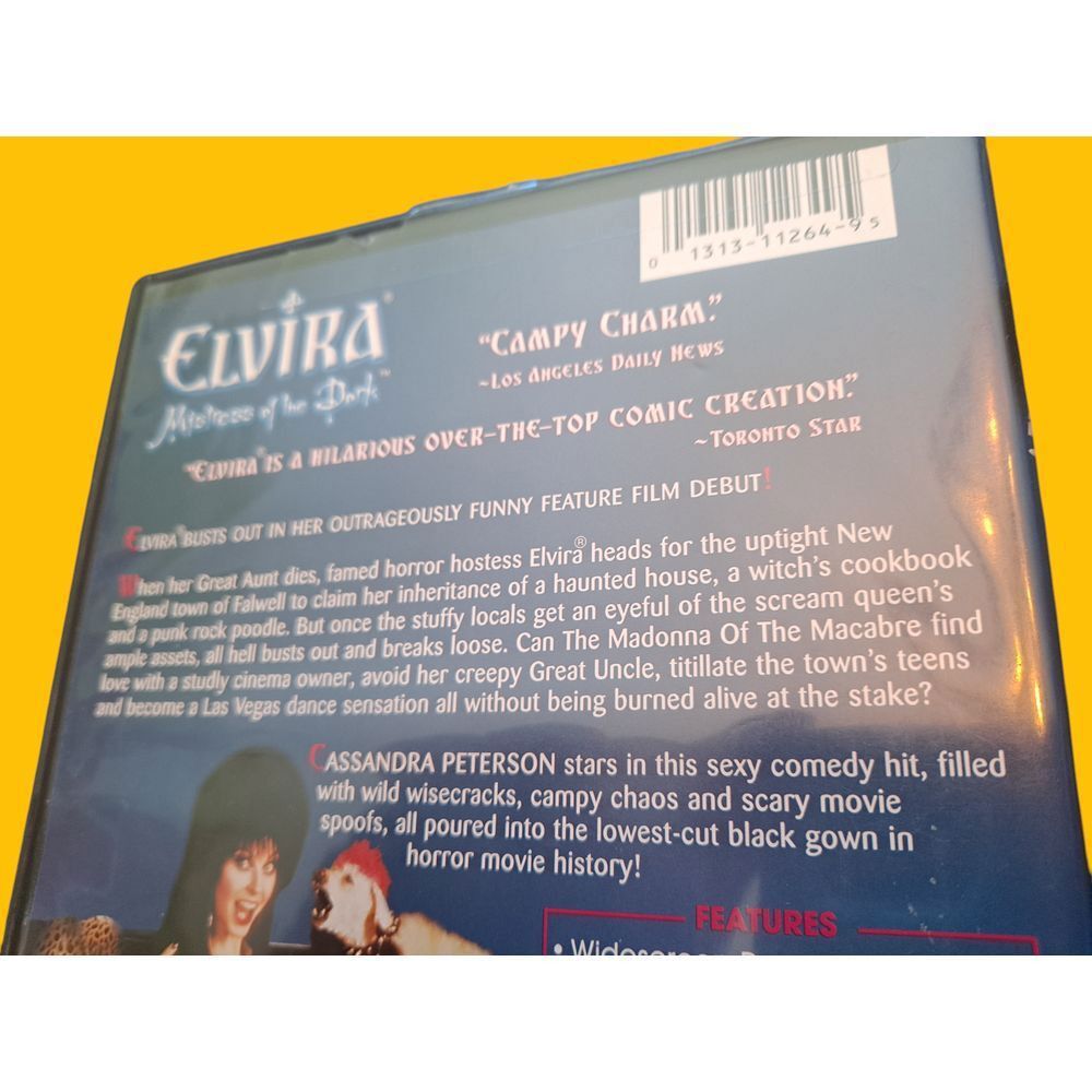 Other Elvira Mistress of the Dark DVD Movie Comedy Horror Classic Size ONE SIZE - 4 Thumbnail