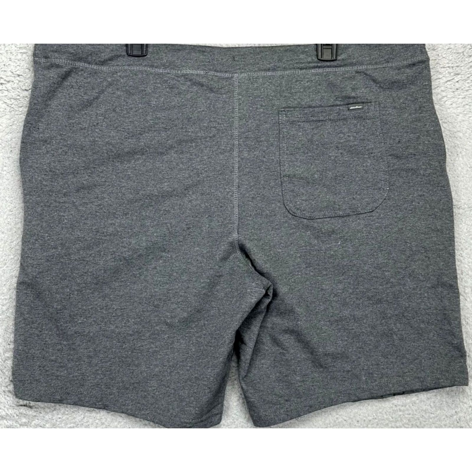 Eddie Bauer Eddie Bauer Lounge Sweatshorts Mens 2XL Grey Drawstring Elastic Waist Size US 39 - 2 Thumbnail