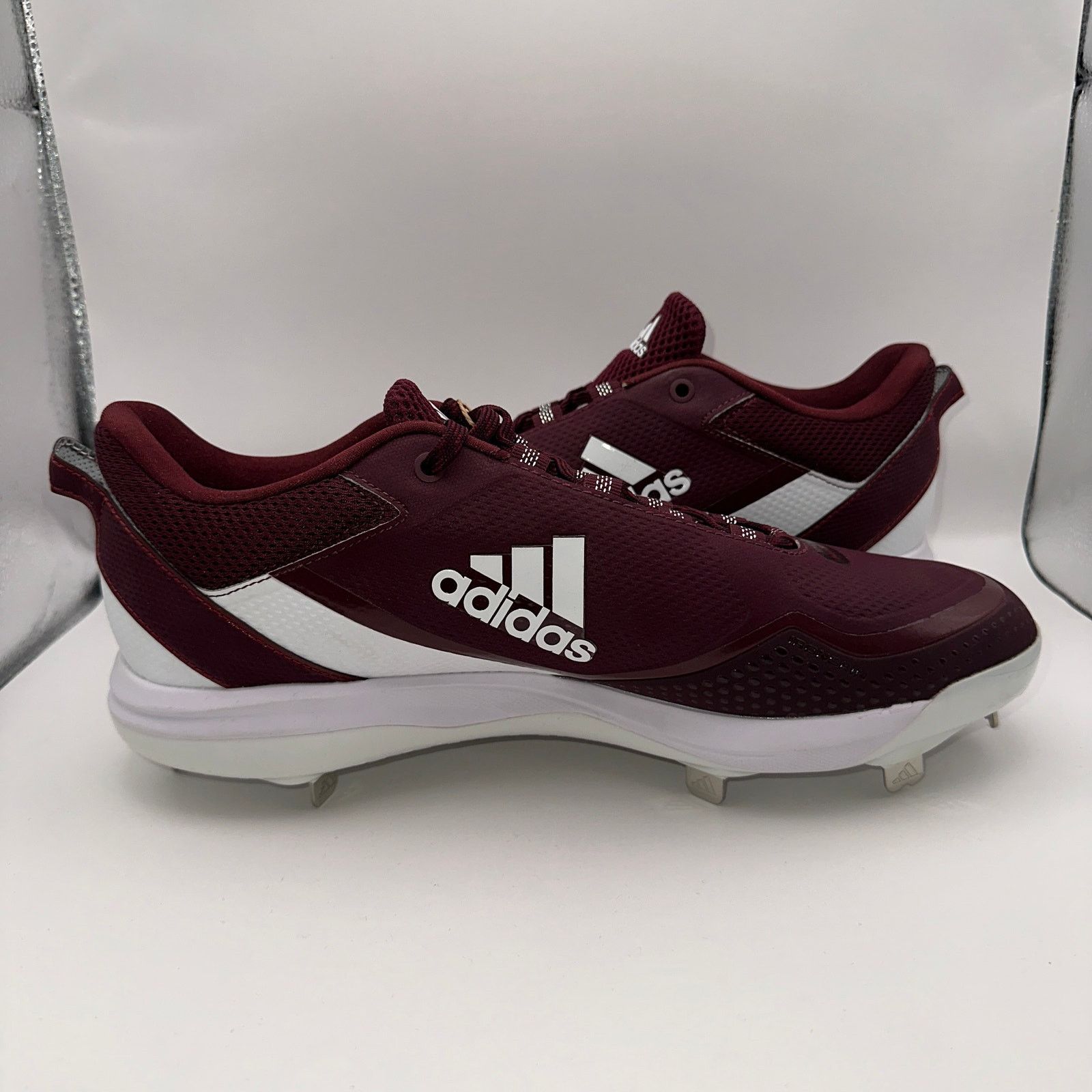 Adidas Adidas Icon 7 Mens 13.5 Maroon Baseball Metal Cleats FZ1555 Size US 13 / EU 46 - 5 Thumbnail