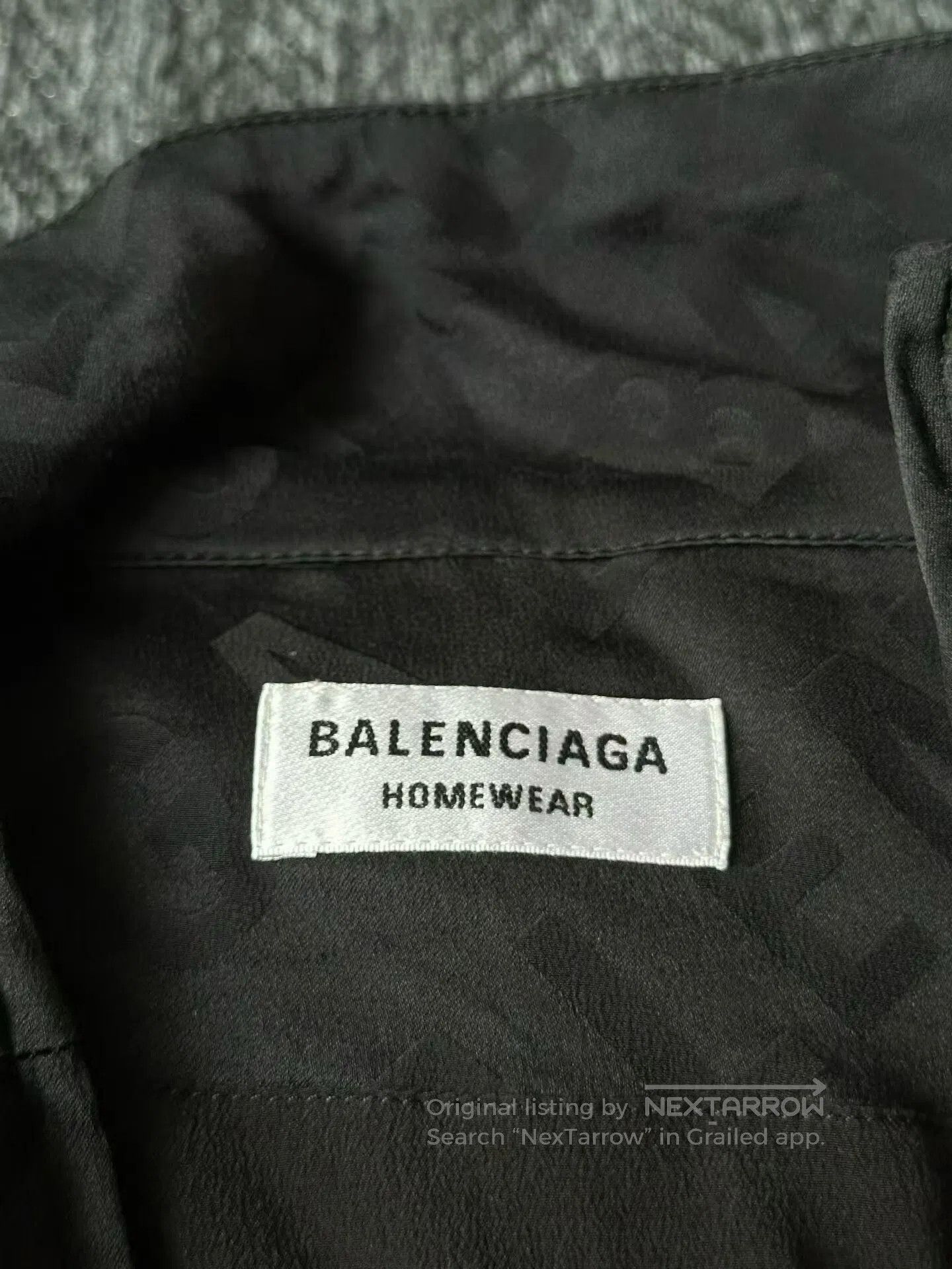 Balenciaga Balenciaga Dark Pattern Silk Jacket. Size US M / EU 48-50 / 2 - 3 Thumbnail