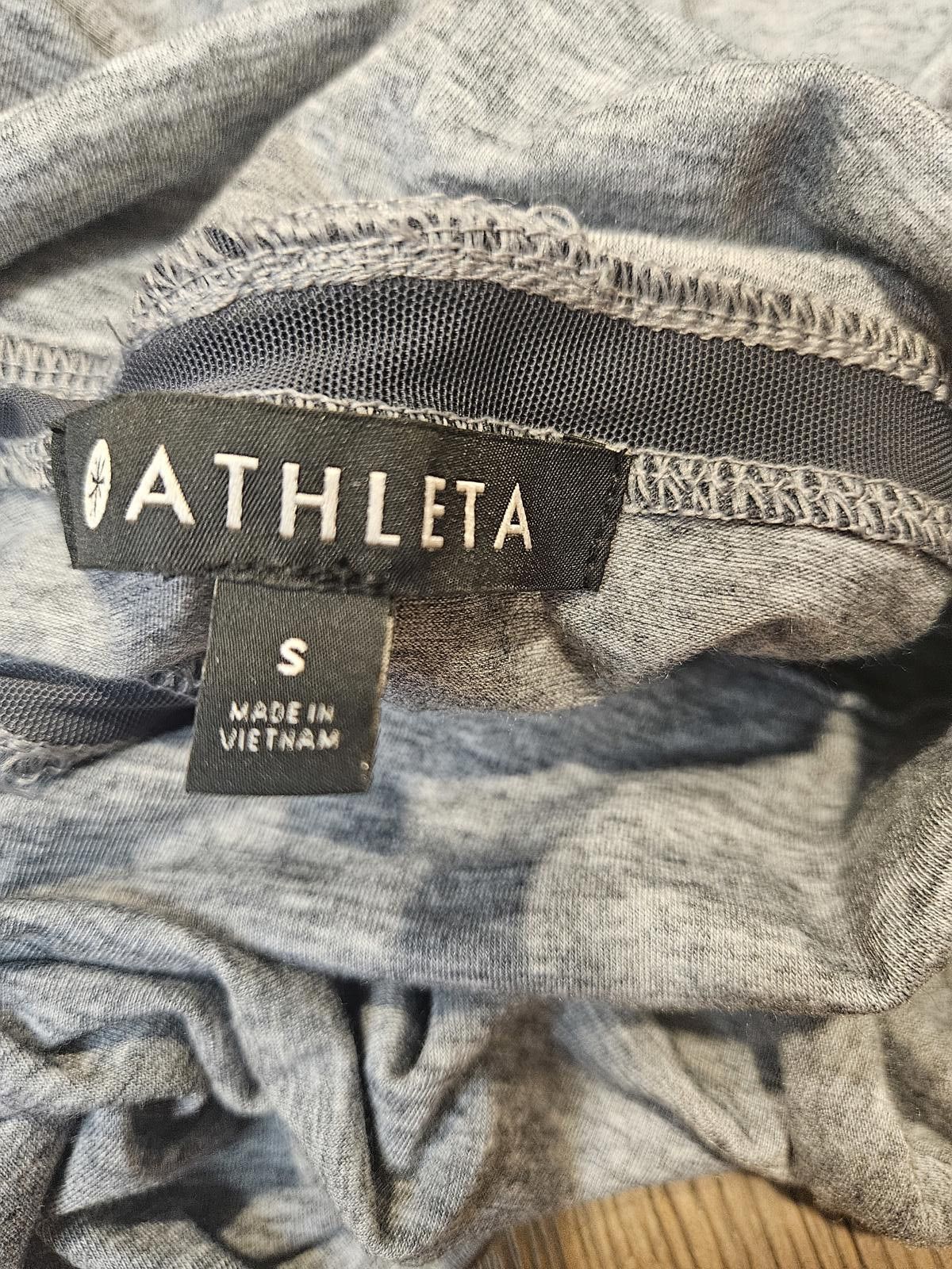 Designer Athleta Industry Turtleneck Heather Gray Midi Dress #270 Size ONE SIZE - 7 Thumbnail