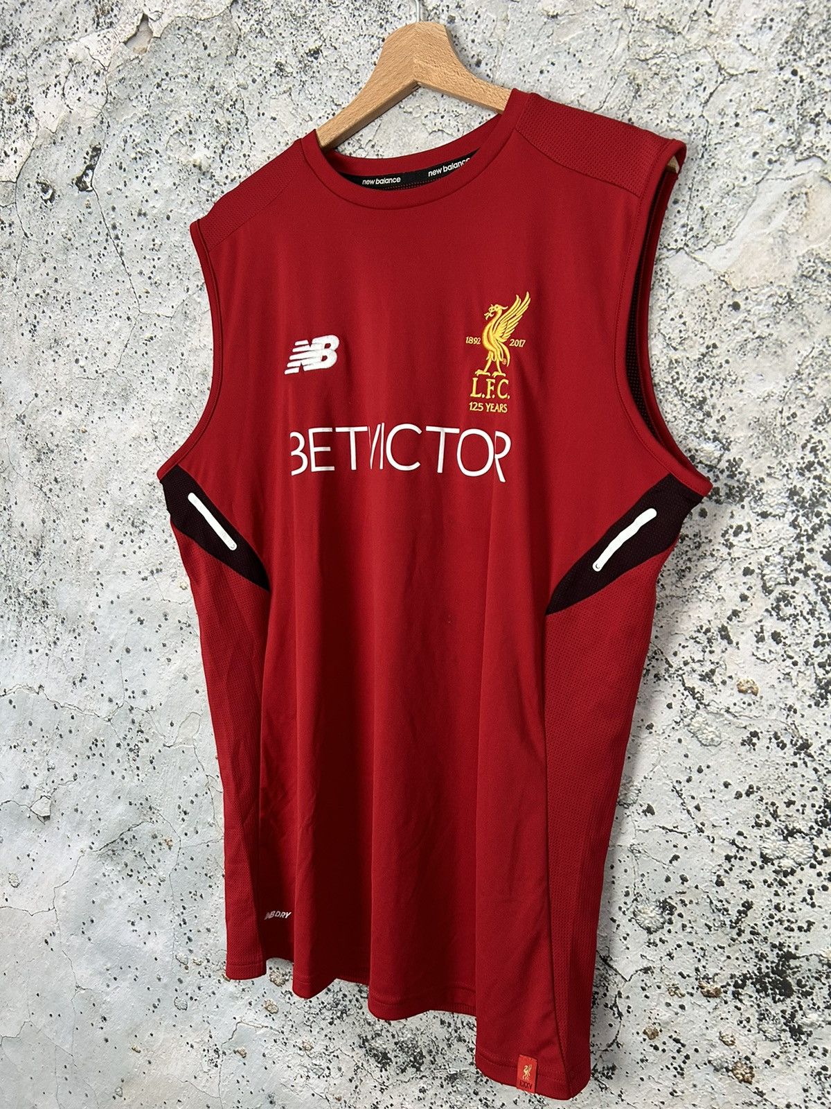 New Balance Vintage New Balance Liverpool FC Soccer Jersey Training Size US XL / EU 56 / 4 - 2 Thumbnail