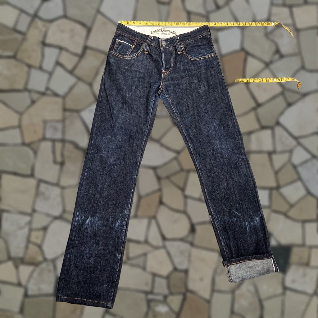 Levi's Levi's 511 Jeans Mens Dark Wash Slim Raw Selvedge Denim 28x30 Size US 28 / EU 44 - 1 Thumbnail