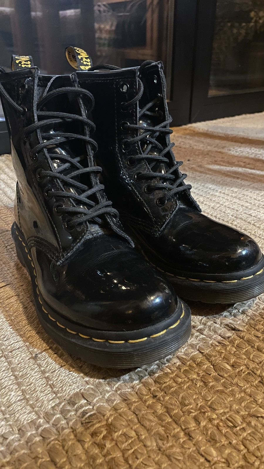 Patent leather dr martens