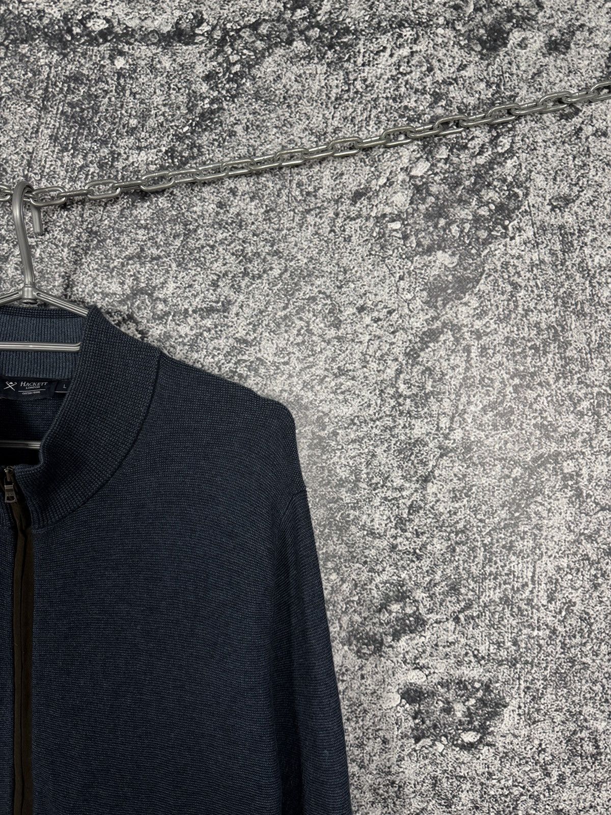 Hackett Hackett London Full Zip Pullover Cotton Wool Jumper Size L Size US L / EU 52-54 / 3 - 2 Thumbnail