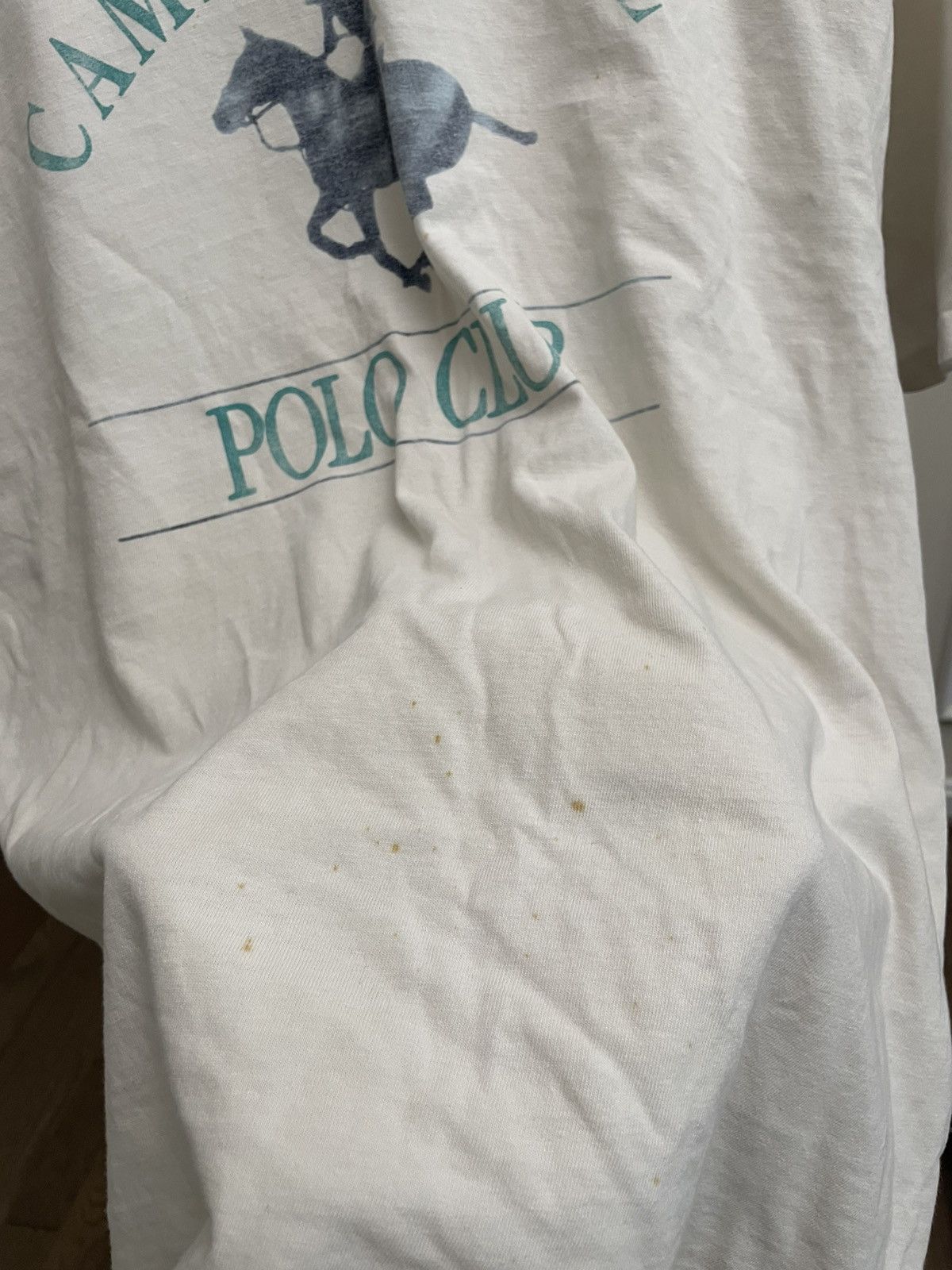 Vintage Vintage 90s Camden Maine Polo Club Graphic Tee Horse Size US XL / EU 56 / 4 - 5 Thumbnail