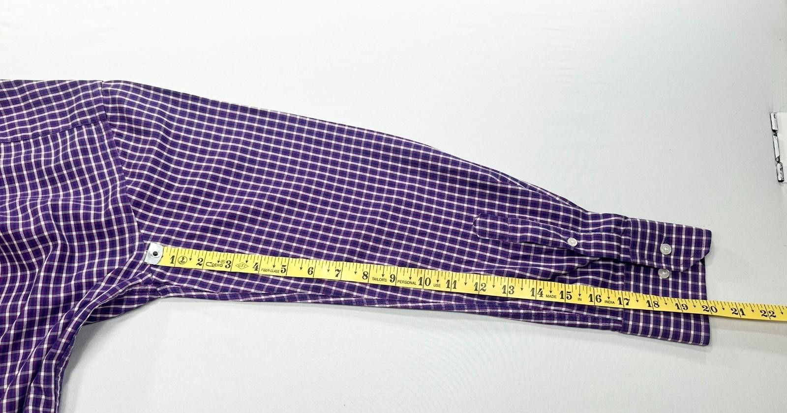 Other Bristol Bull Fitted 100% Cotton Button Up Purple Mens Small Size US S / EU 44-46 / 1 - 6 Thumbnail