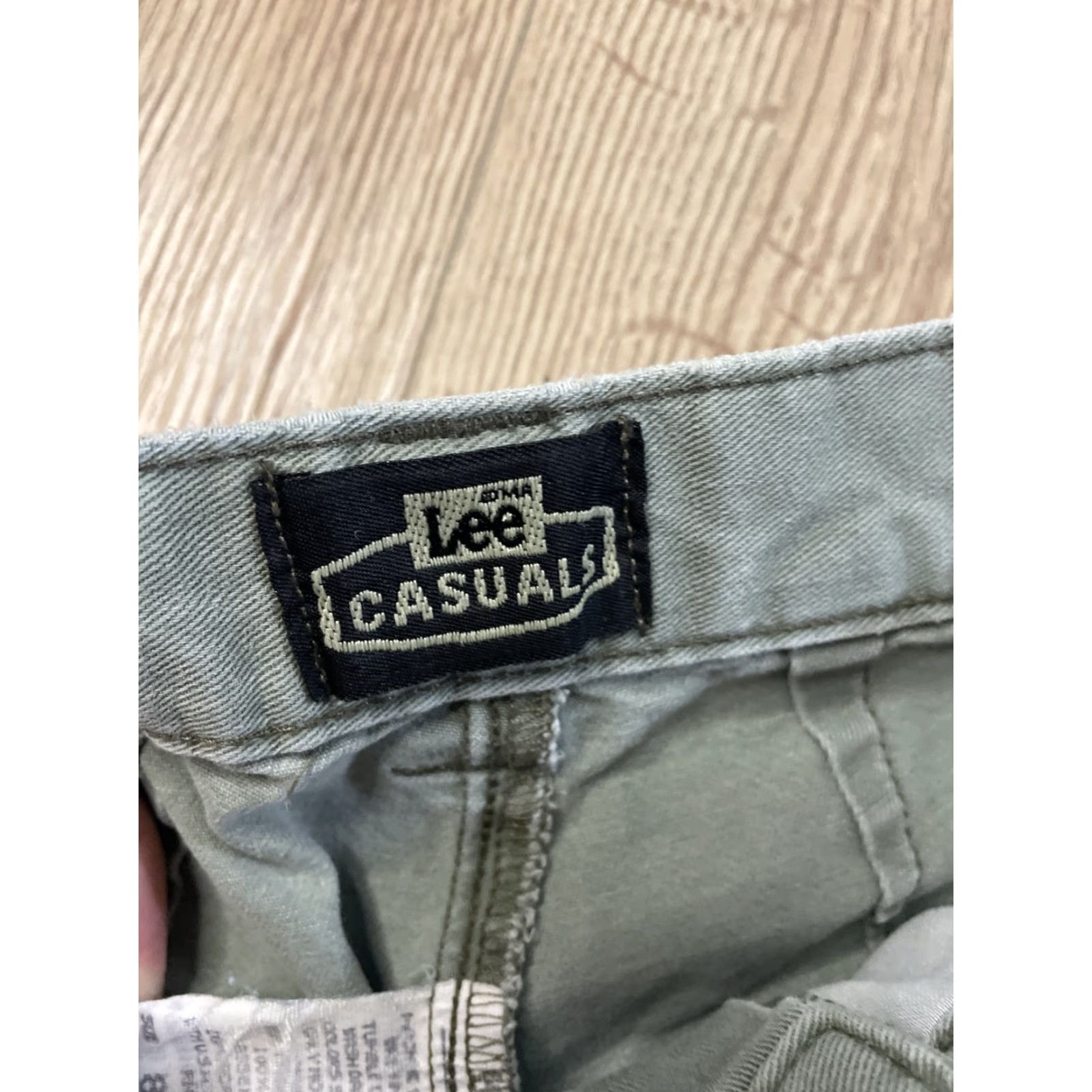 Lee LEE Casuals Chino Shorts Size 8 Medium Green Women Size 30" / US 8 / IT 44 - 4 Thumbnail