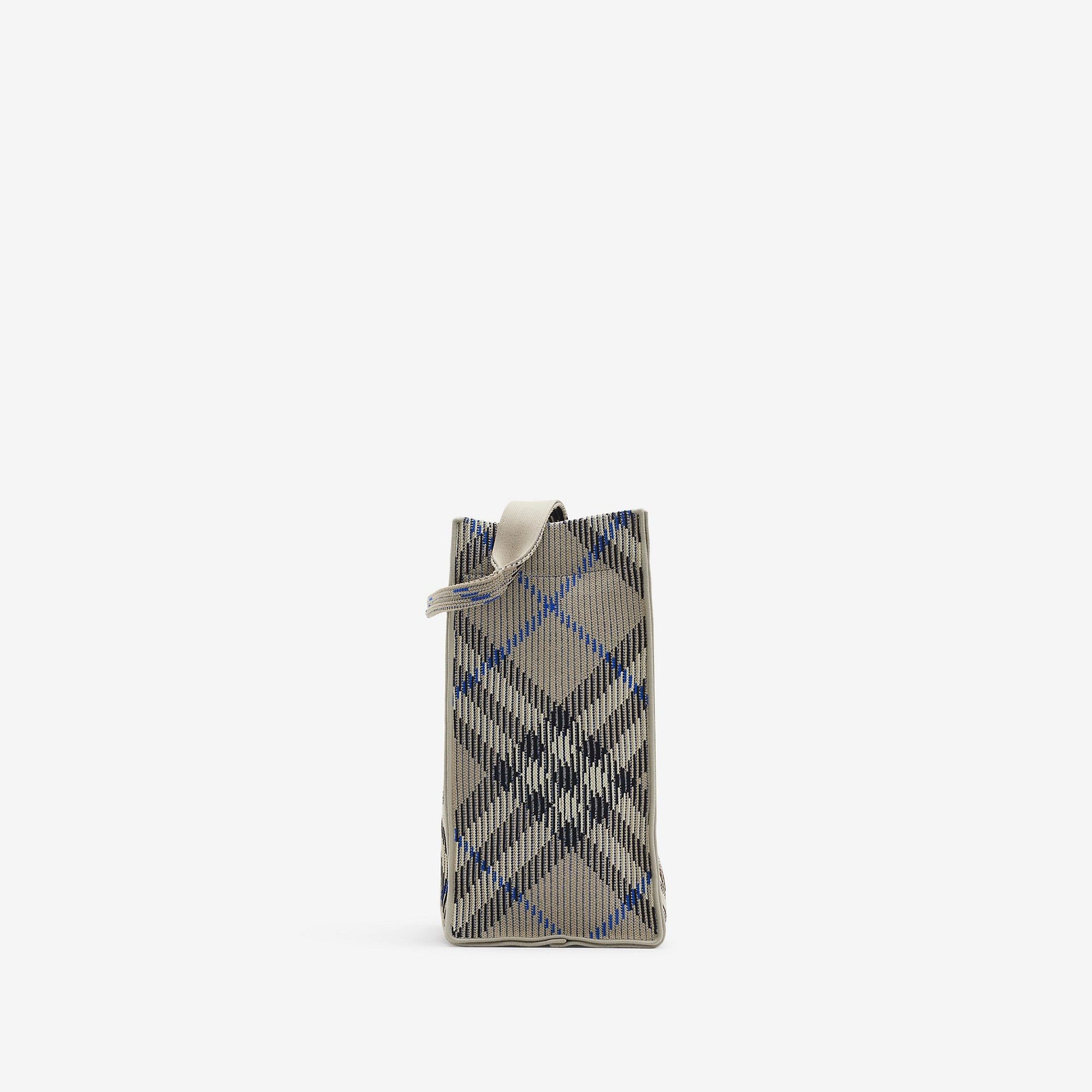 Burberry o1w1db10226 Size: OS / Medium Check Knitted Tote Bag Size ONE SIZE - 4 Thumbnail