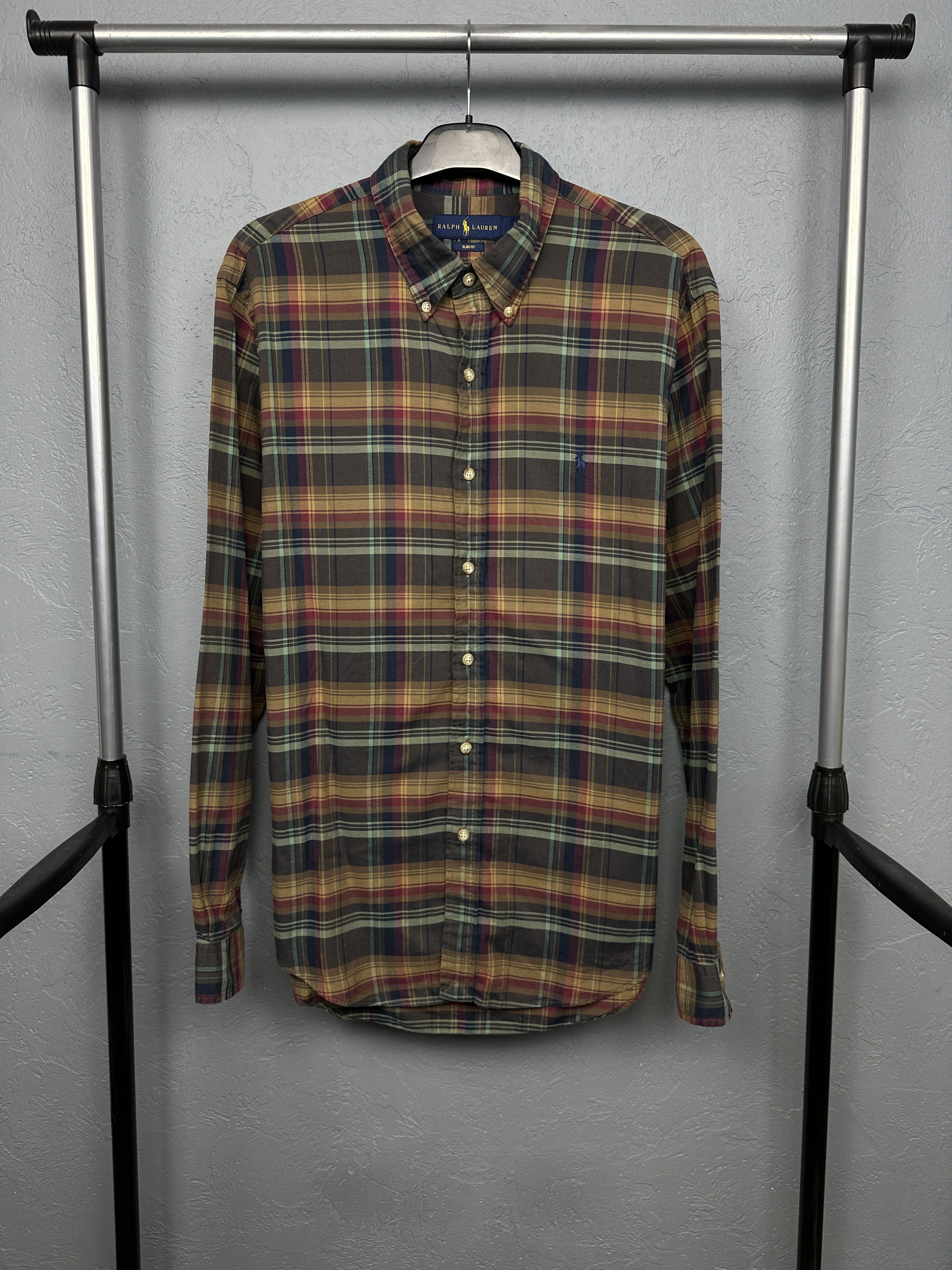 Polo Ralph Lauren Polo Ralph Lauren Vintage Mens Plaid Long Sleeve Shirt Size US L / EU 52-54 / 3 - 1 Thumbnail