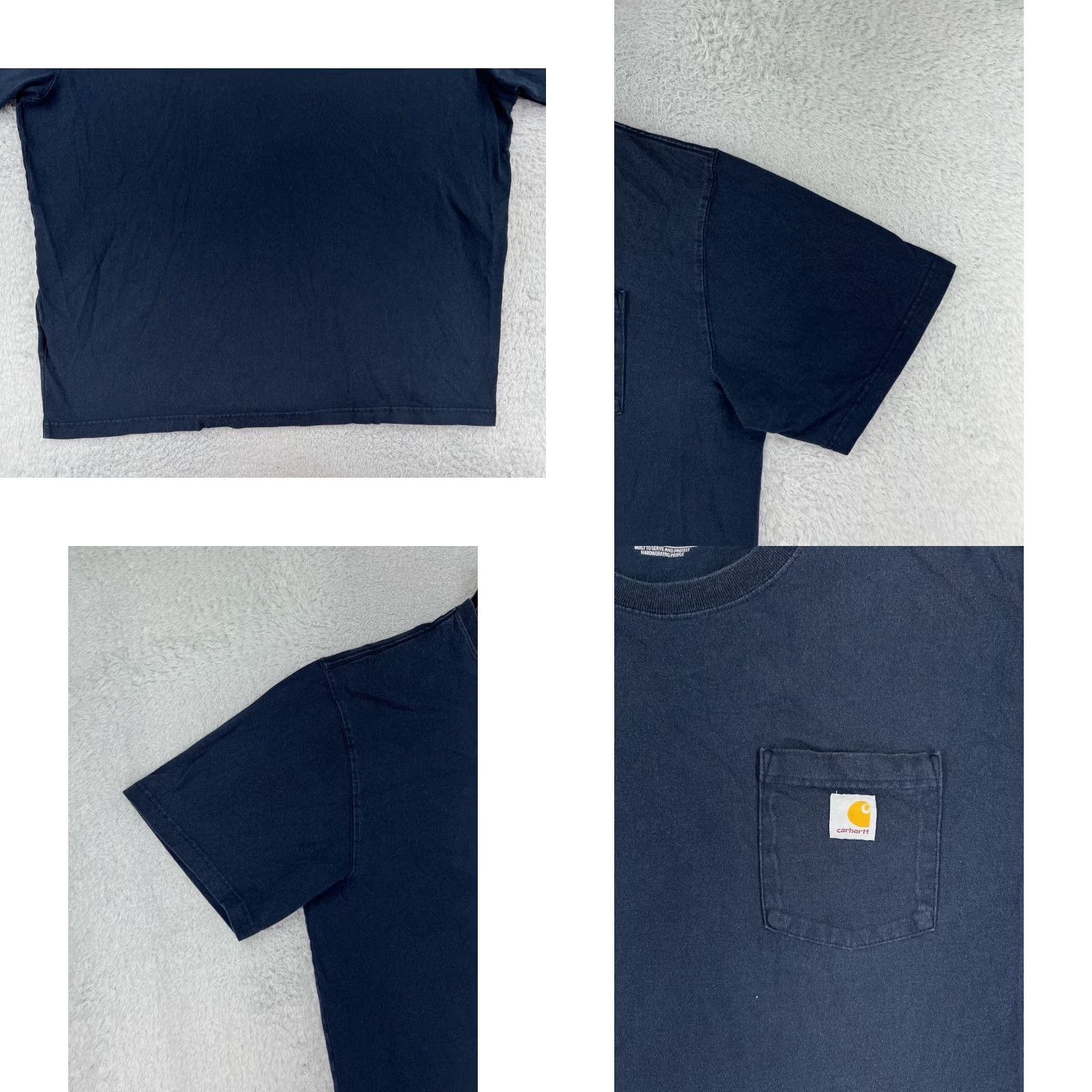 Carhartt Carhartt Shirt Men XL Blue Short Sleeve Crew Neck Cotton Pocket T-Shirt Size US XL / EU 56 / 4 - 8 Thumbnail