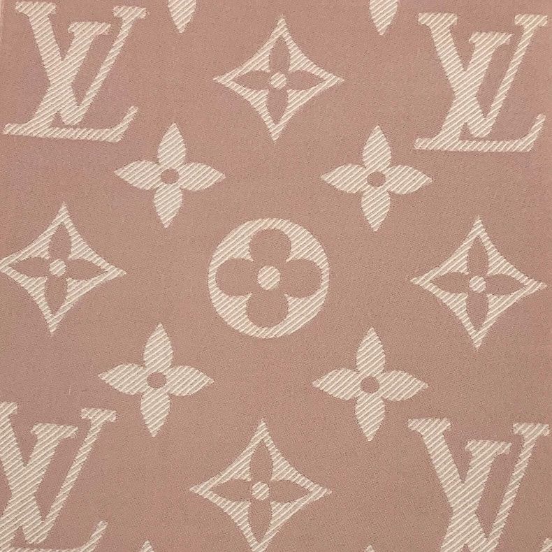 Louis Vuitton Louis Vuitton Pink logo presbyopic full print wool fringe Size ONE SIZE - 3 Thumbnail