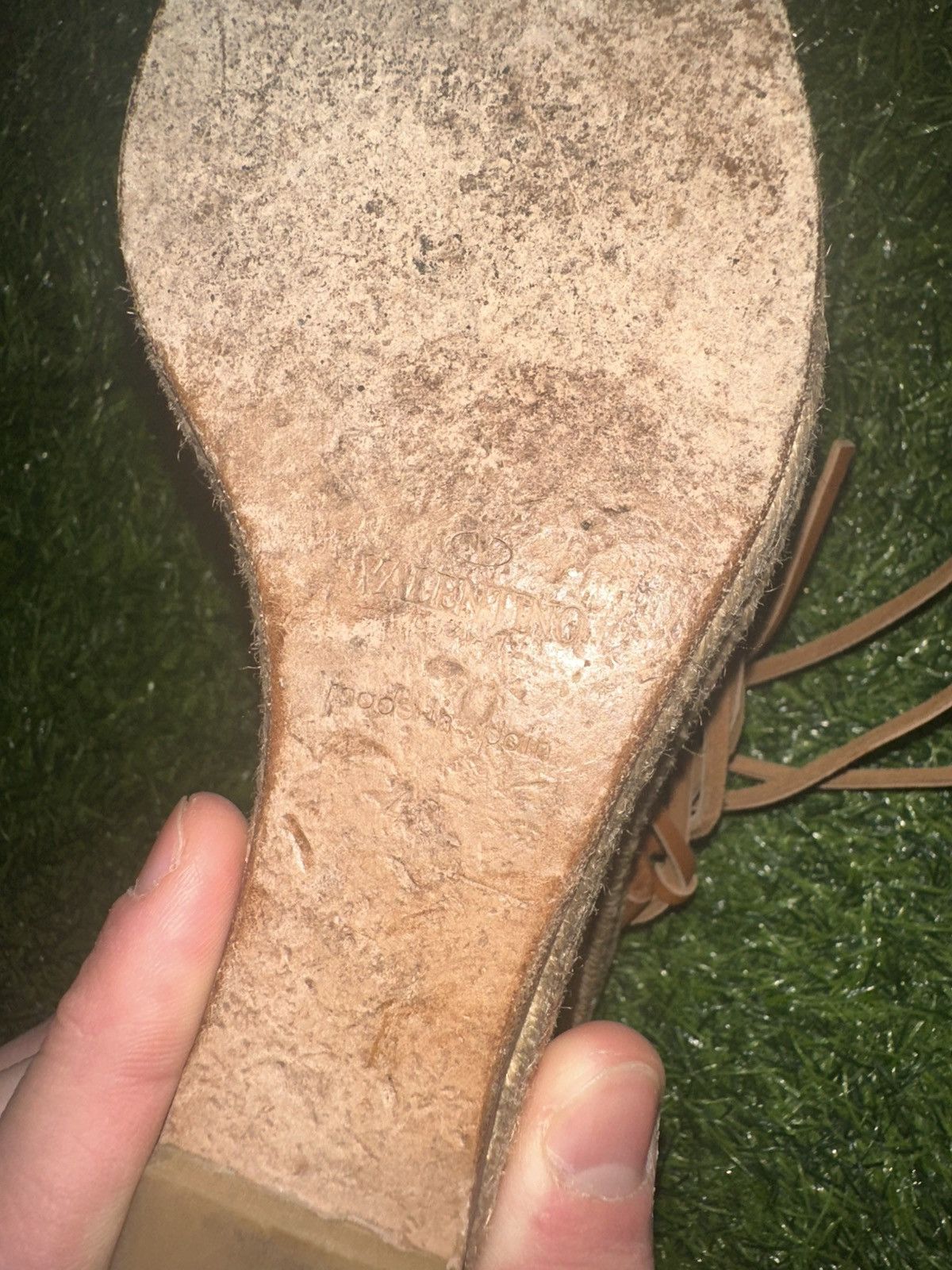 Valentino Valentino tan espadrilles with fringe detail size 40 Size US 10 / IT 40 - 8 Thumbnail