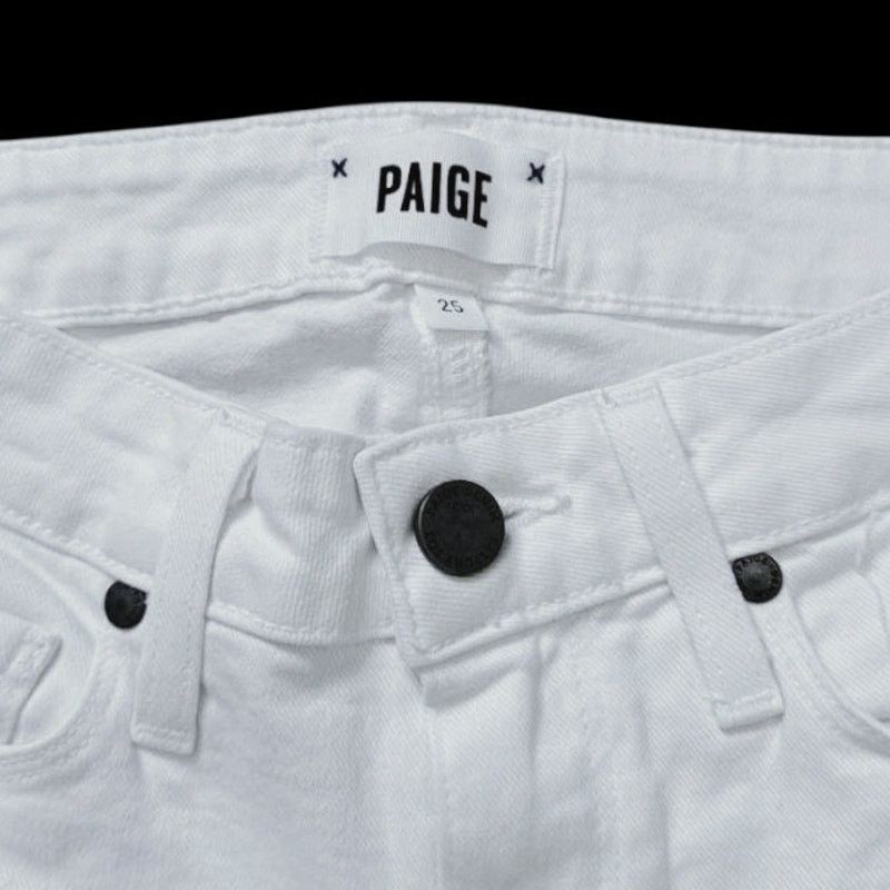 Paige Paige White Jeans | Size 25 Size 26" / US 2 / IT 38 - 6 Thumbnail