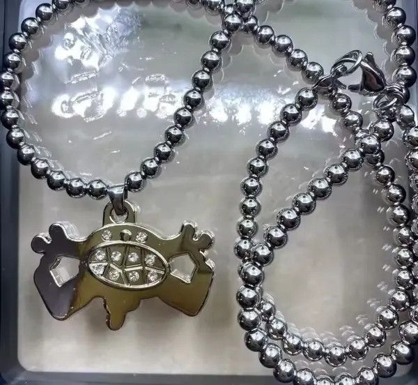 VIBE Bead Chain Quadangle Ball Necklace Size ONE SIZE - 3 Thumbnail