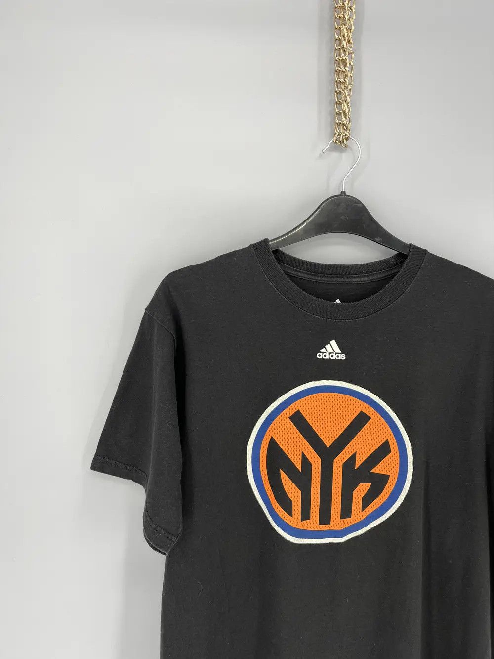 Adidas × NBA Vintage Y2K Adidas T-Shirt New York Size US L / EU 52-54 / 3 - 4 Thumbnail