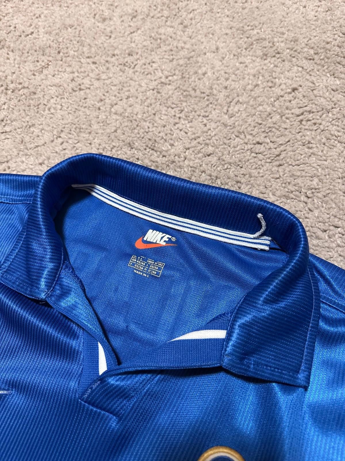 Nike ITALY 1997 1998 HOME SHIRT FOOTBALL SOCCER JERSEY NIKE Size US L / EU 52-54 / 3 - 5 Thumbnail