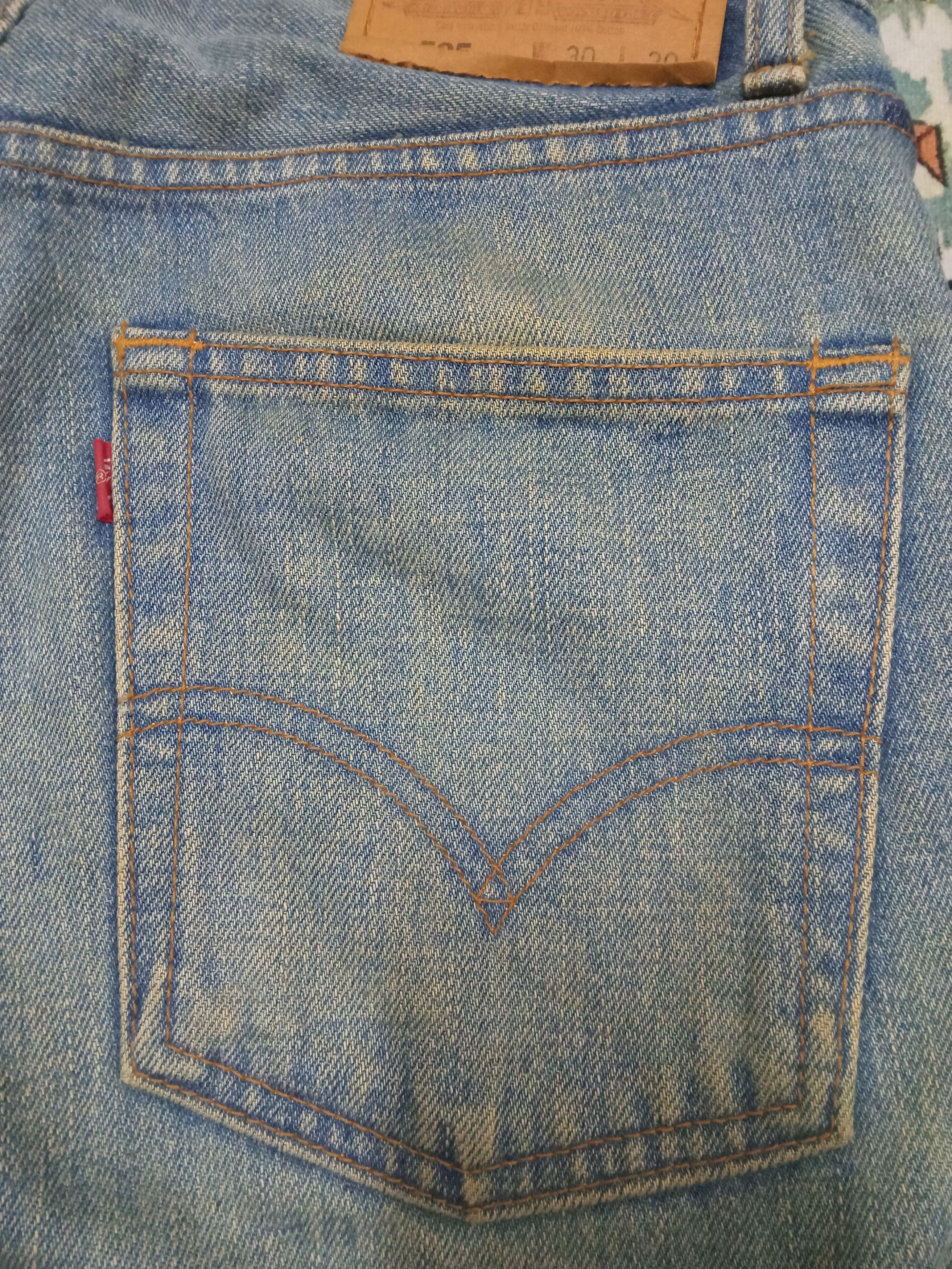 Levi's Vintage Levi's 505 Rare Special Edition Leather Patch Jeans Size US 30 / EU 46 - 8 Thumbnail
