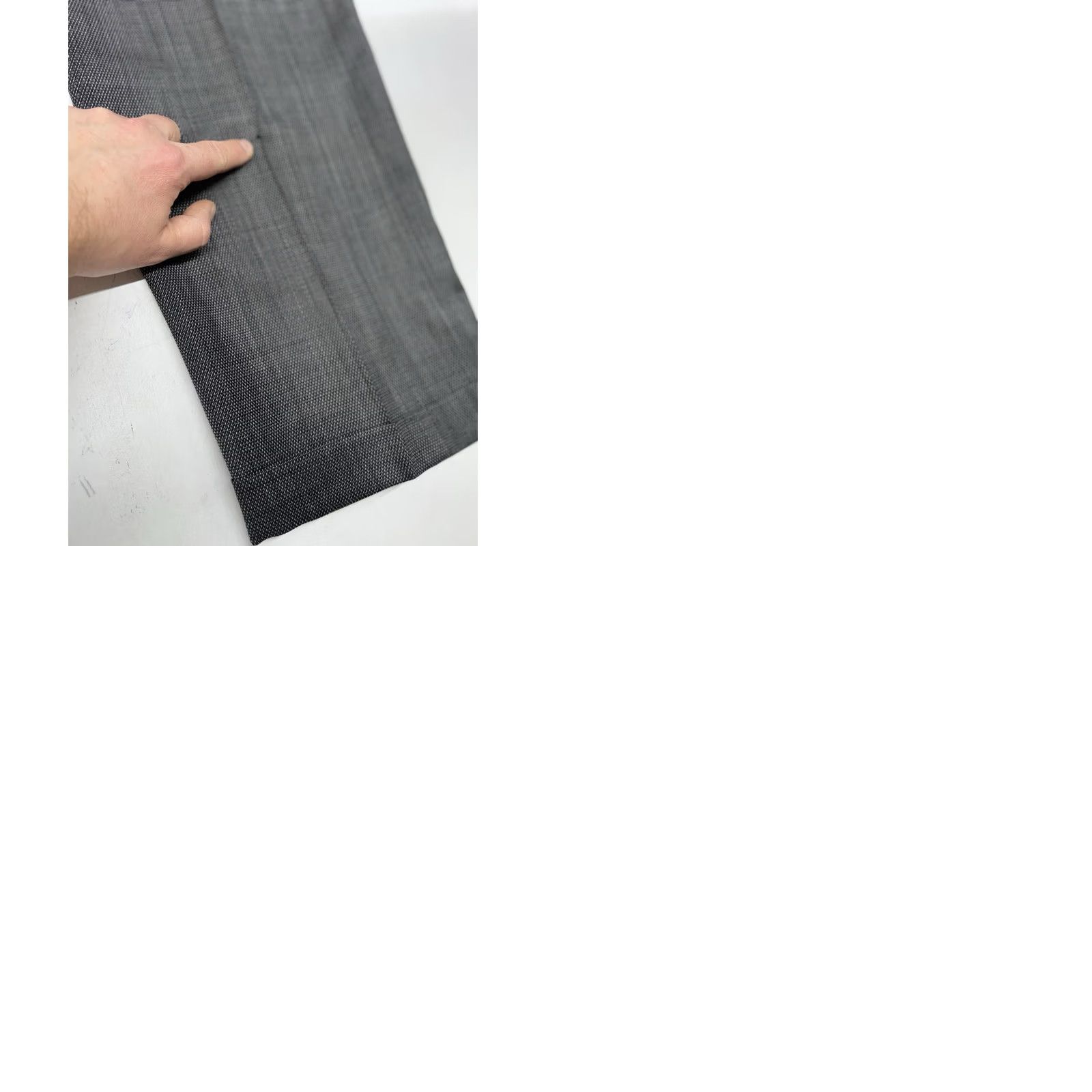 Zanella Zanella Bennett Dress Pants Mens 38x33 Gray Wool Pleated Cuffed Italy Formal Size US 38 / EU 54 - 9 Thumbnail