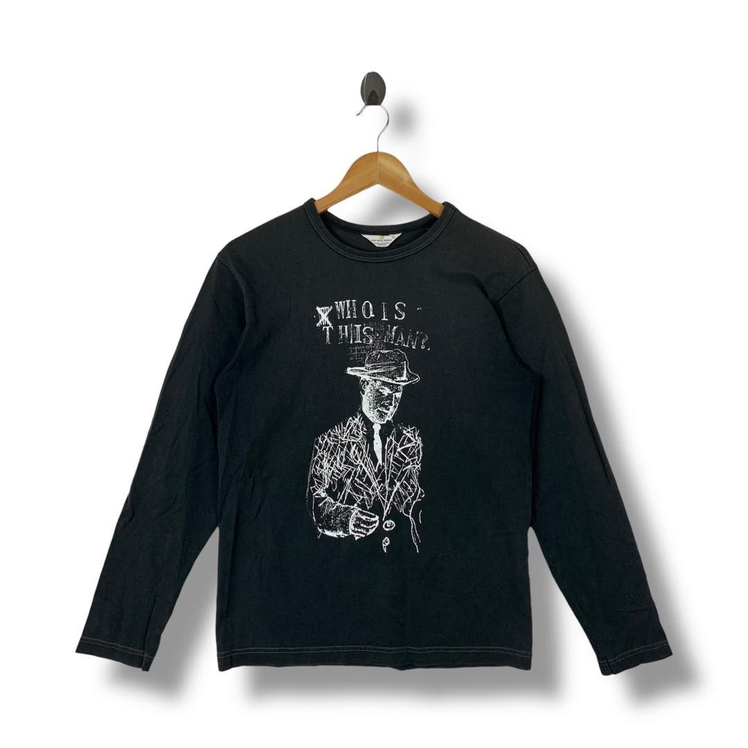 Vintage JEAN MICHEL BASQUIAT who is this man long sleeve tee