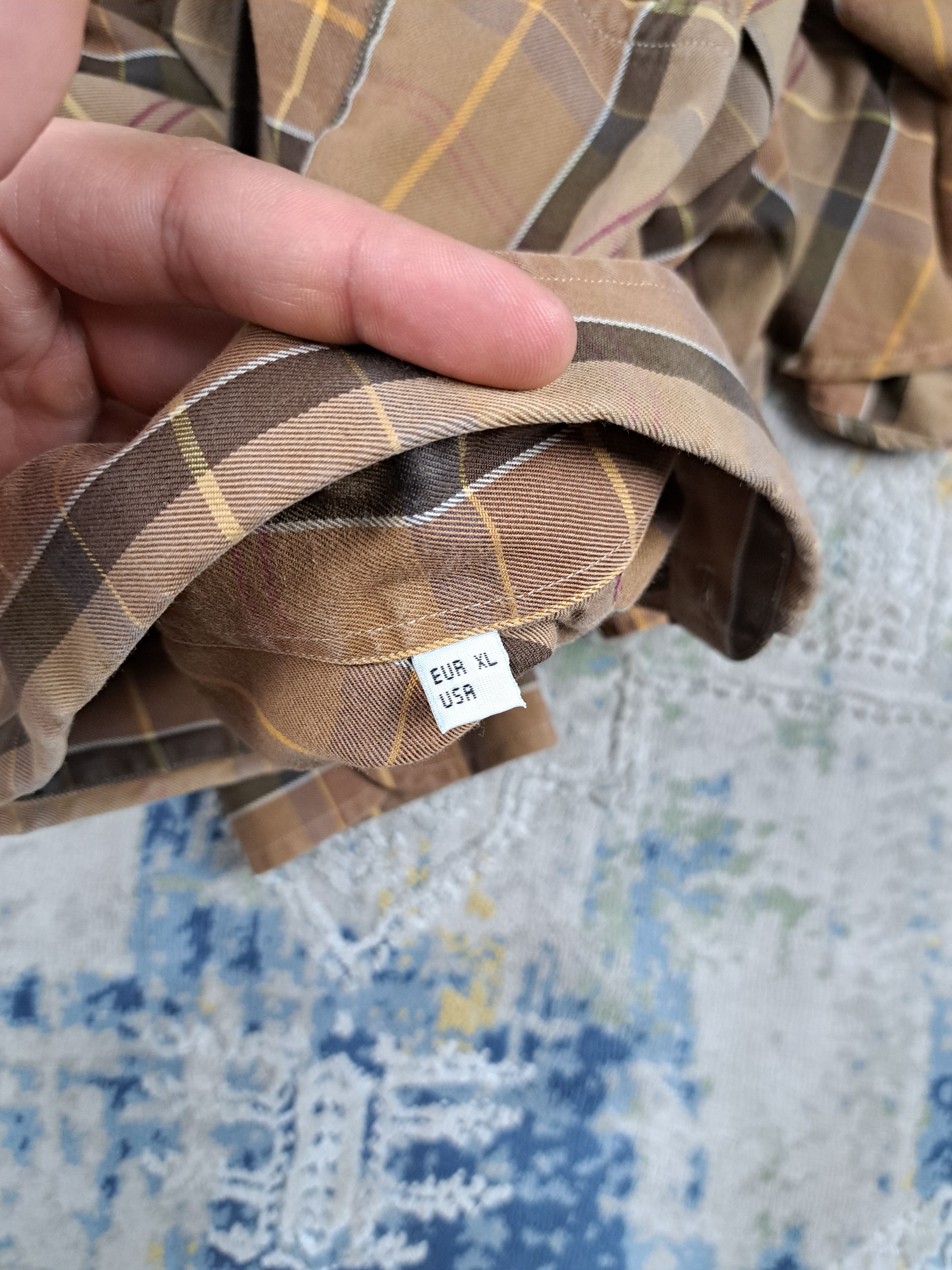 Barbour Barbour Tartan Fullprint Shirt Checked Casual Old Money Size US XL / EU 56 / 4 - 7 Thumbnail