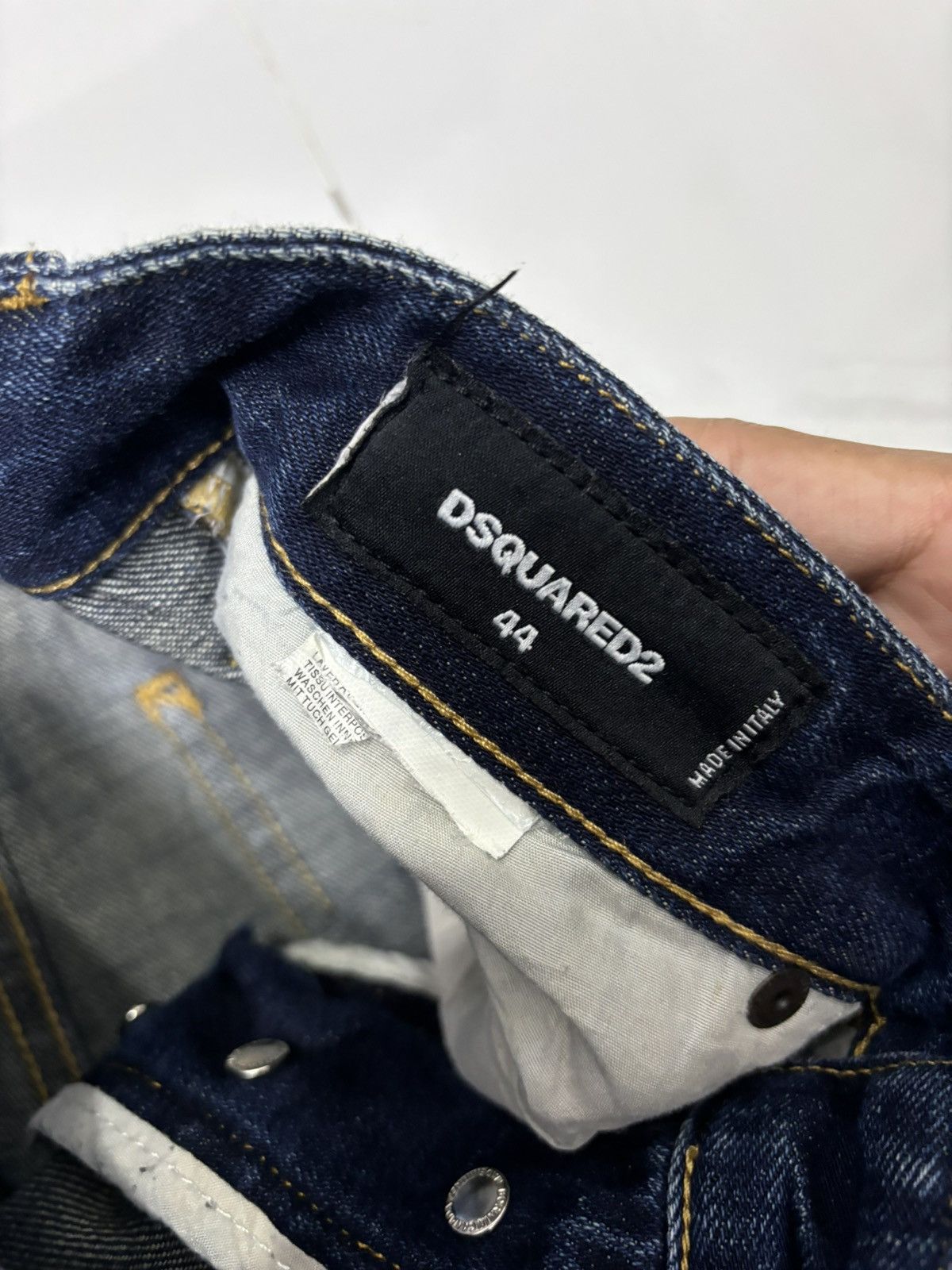 Dsquared2 DSQUARED2 CRAZY DISTRESSED PAINTER JEANS Size US 29 - 10 Thumbnail
