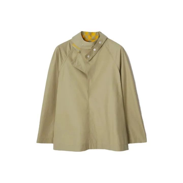 Burberry Burberry Green Casual Long Sleeve Jacket 0079 Size S / US 4 / IT 40 - 1 Thumbnail