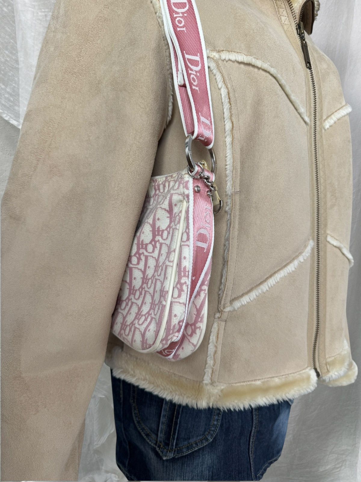 River Island River Island Y2K Faux Fur Sheepskin/Shearling Style Jacket Size L / US 10 / IT 46 - 5 Thumbnail