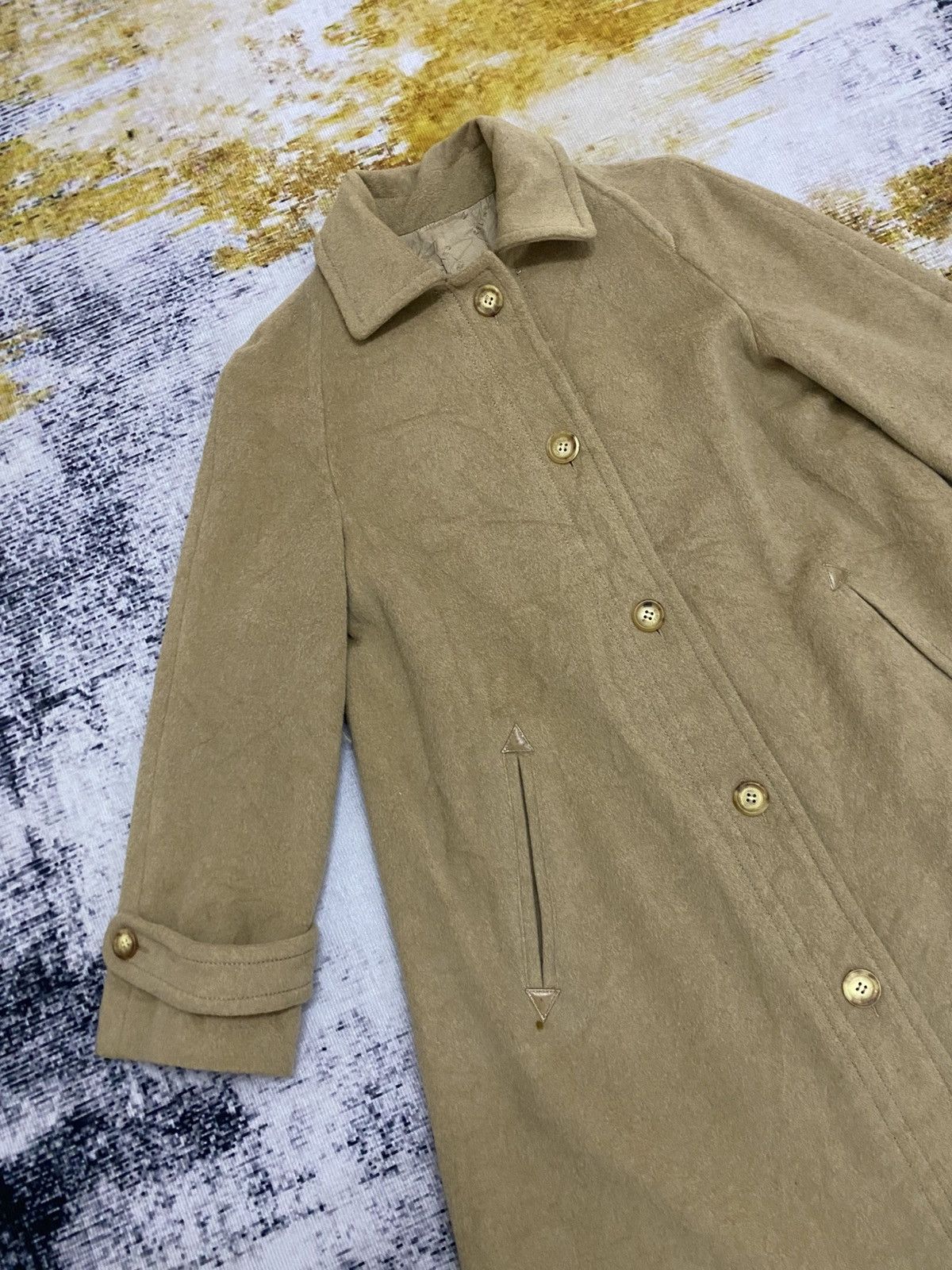 Celine Celine Wool Trench Coat Jacket Size S / US 4 / IT 40 - 7 Thumbnail