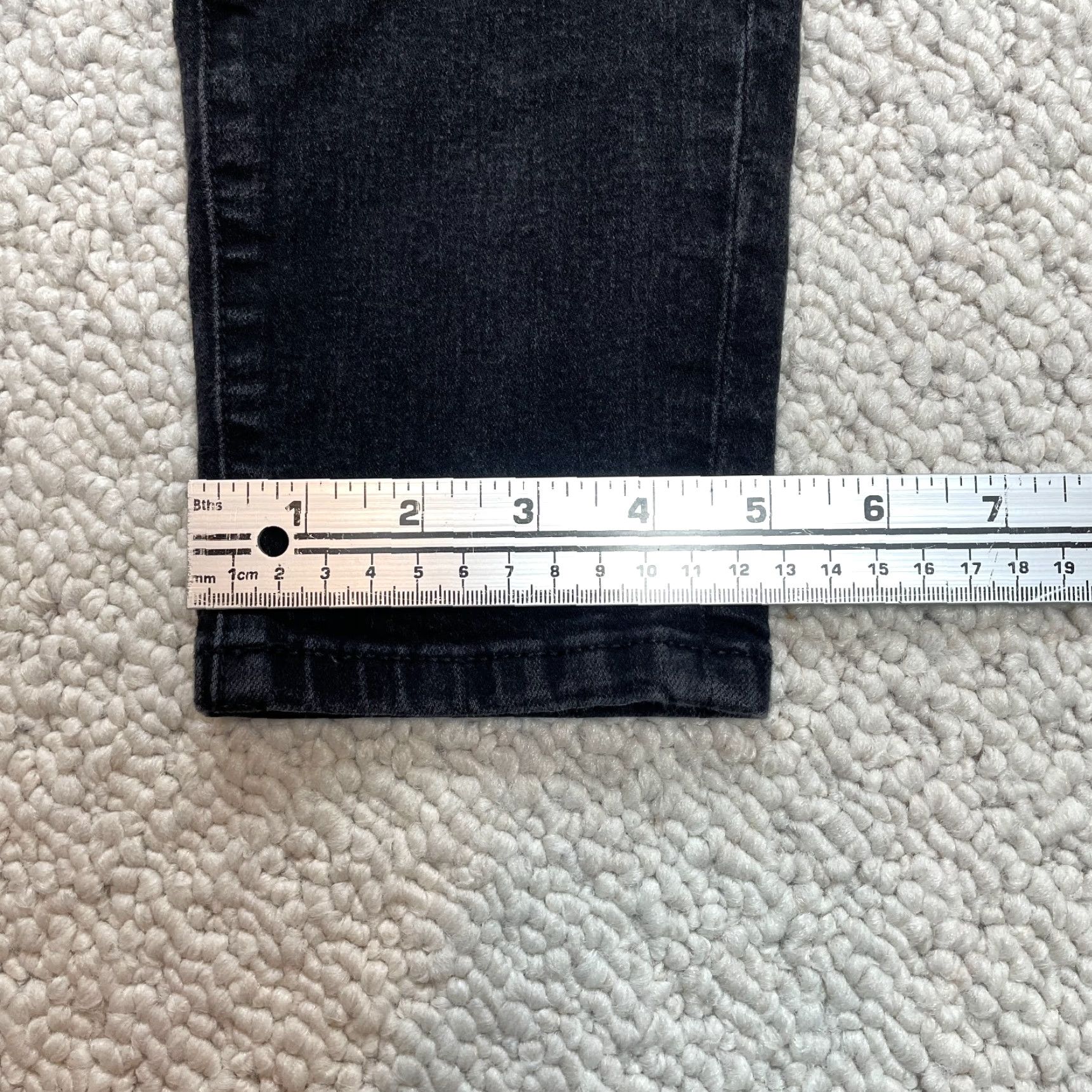 Tommy Hilfiger Tommy Hilfiger Jeans Womens 4 Black Denim Dark Wash Straight 29x29 5-Pocket Design Womens Size 27" / US 4 / IT 40 - 2 Thumbnail