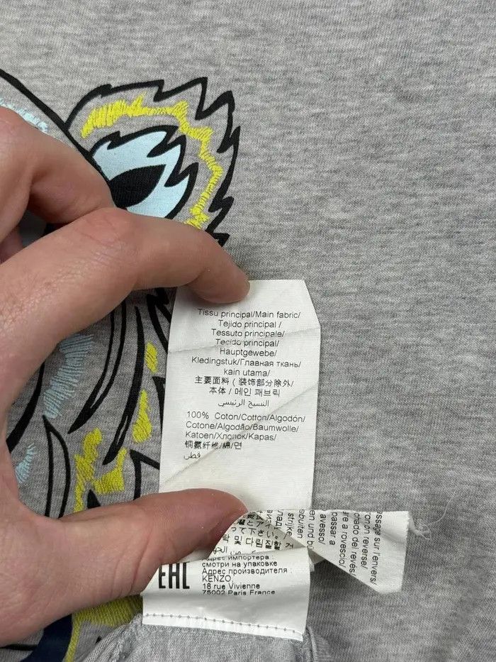 Kenzo Kenzo Graphic Tiger Head Short Sleeve T-Shirt Size US S / EU 44-46 / 1 - 9 Thumbnail
