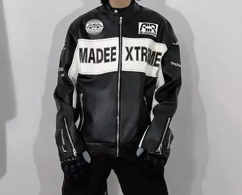 Japanese Brand Jack Vintage letter embroidered racing motorcycle jacket Size US L / EU 52-54 / 3 - 1 Thumbnail