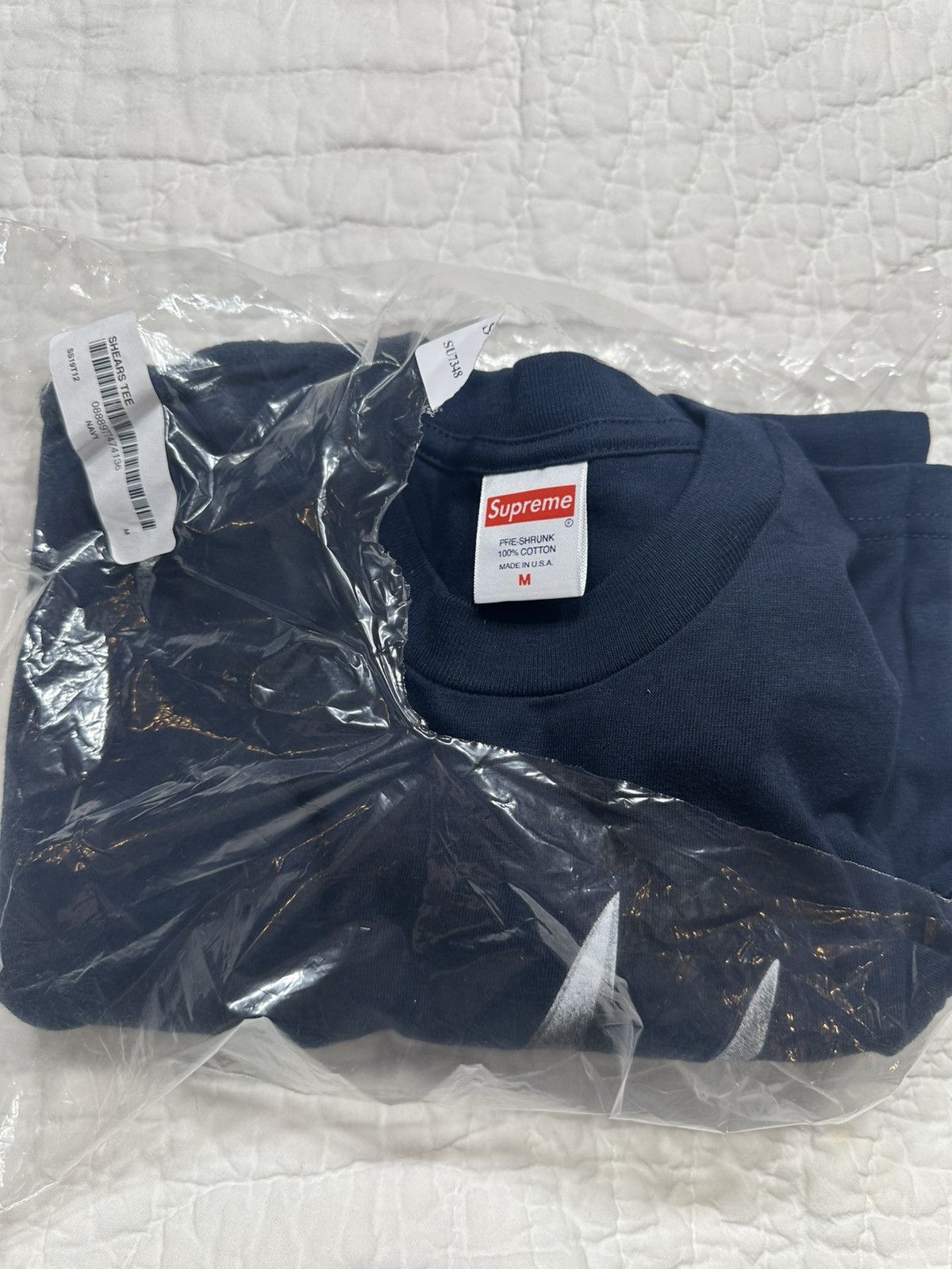 Supreme SUPREME SHEARS TEE/ BRAND NEW MEDIUM NAVY Size US M / EU 48-50 / 2 - 5 Thumbnail