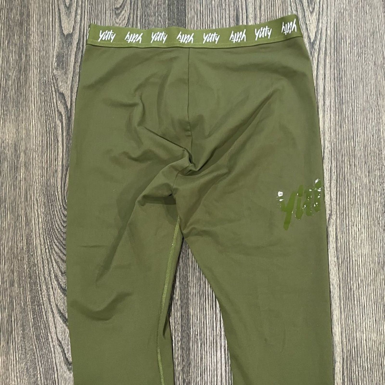 Vintage Yitty Major Label Shaping High Waist Logo Legging 7/8 XL Size 31" - 2 Thumbnail