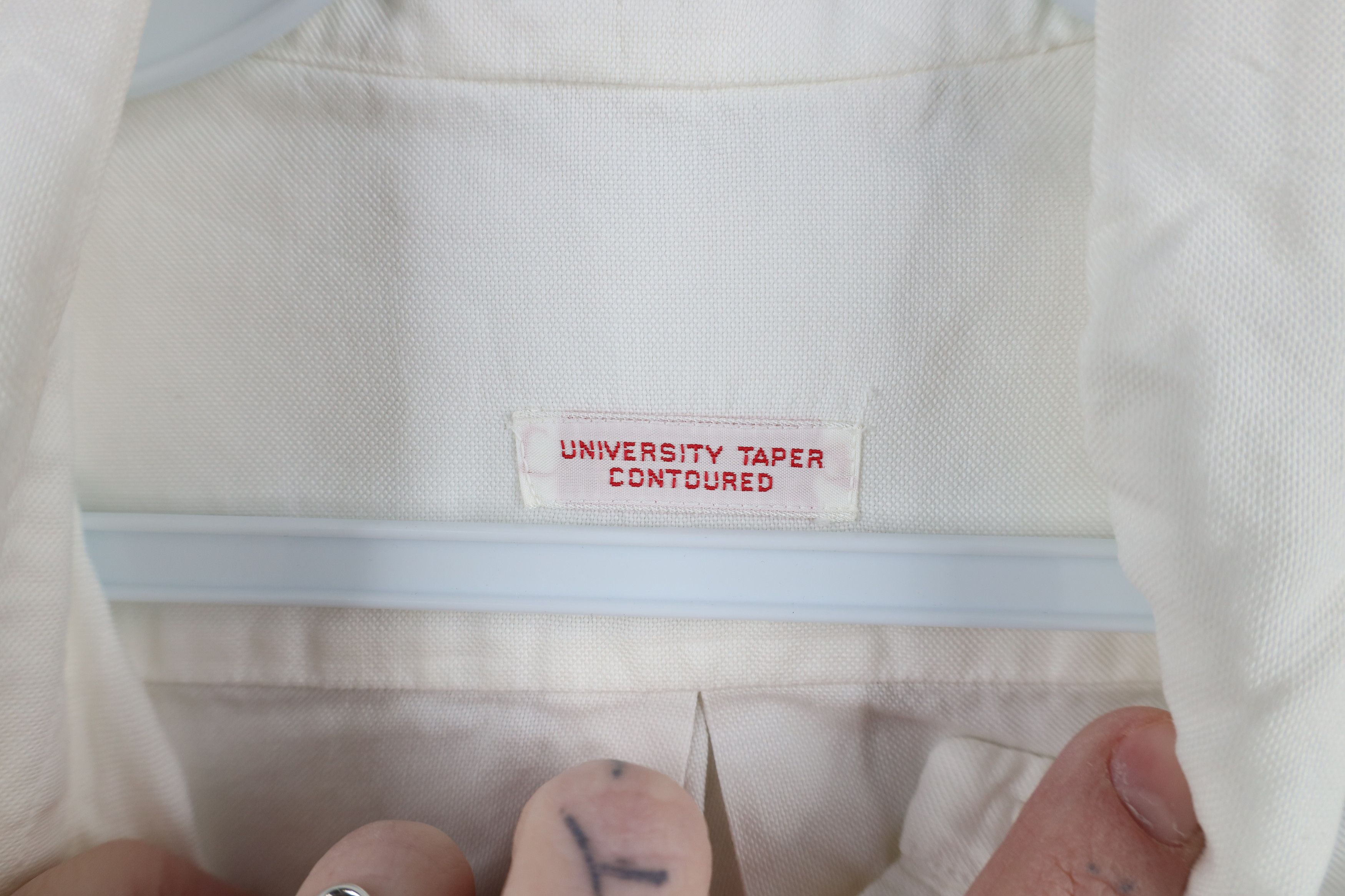 Vintage Vintage 50s 60s Streetwear Button Down Shirt White USA Size US M / EU 48-50 / 2 - 8 Thumbnail