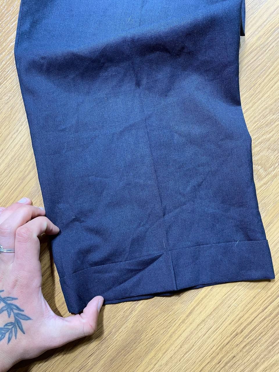 Japanese Brand Dirty Painted Distressed Thrashed Faded Baggy Jeans Y2K Size US 36 / EU 52 - 18 Thumbnail