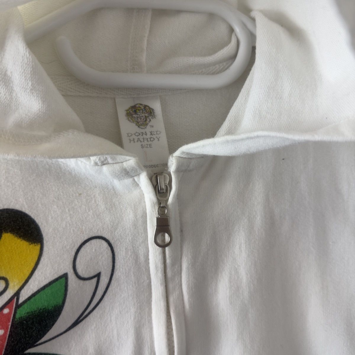 Ed Hardy Ed Hardy Vintage Big Skull Zip Hoodie Size L / US 10 / IT 46 - 6 Thumbnail