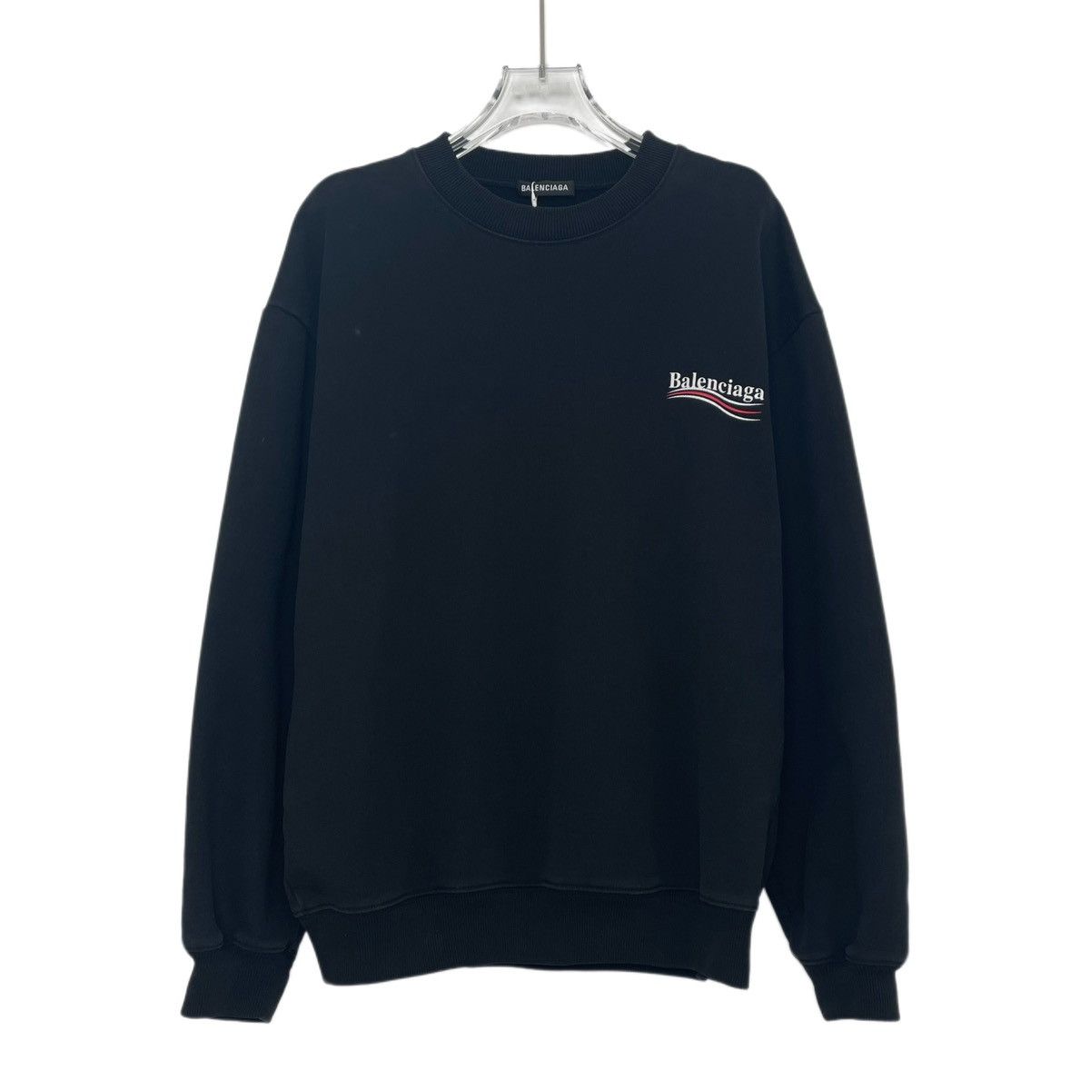 Balenciaga Balenciaga Classic Wave Sweatshirt K26WX Size US S / EU 44-46 / 1 - 1 Thumbnail