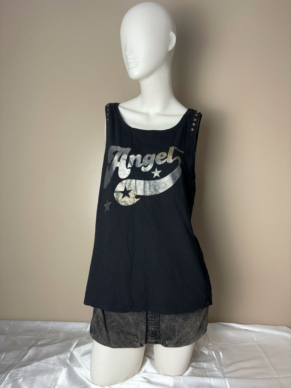 Japanese Brand × Vintage Angel printed tank top vintage grunge Size XL / US 12-14 / IT 48-50 - 2 Thumbnail