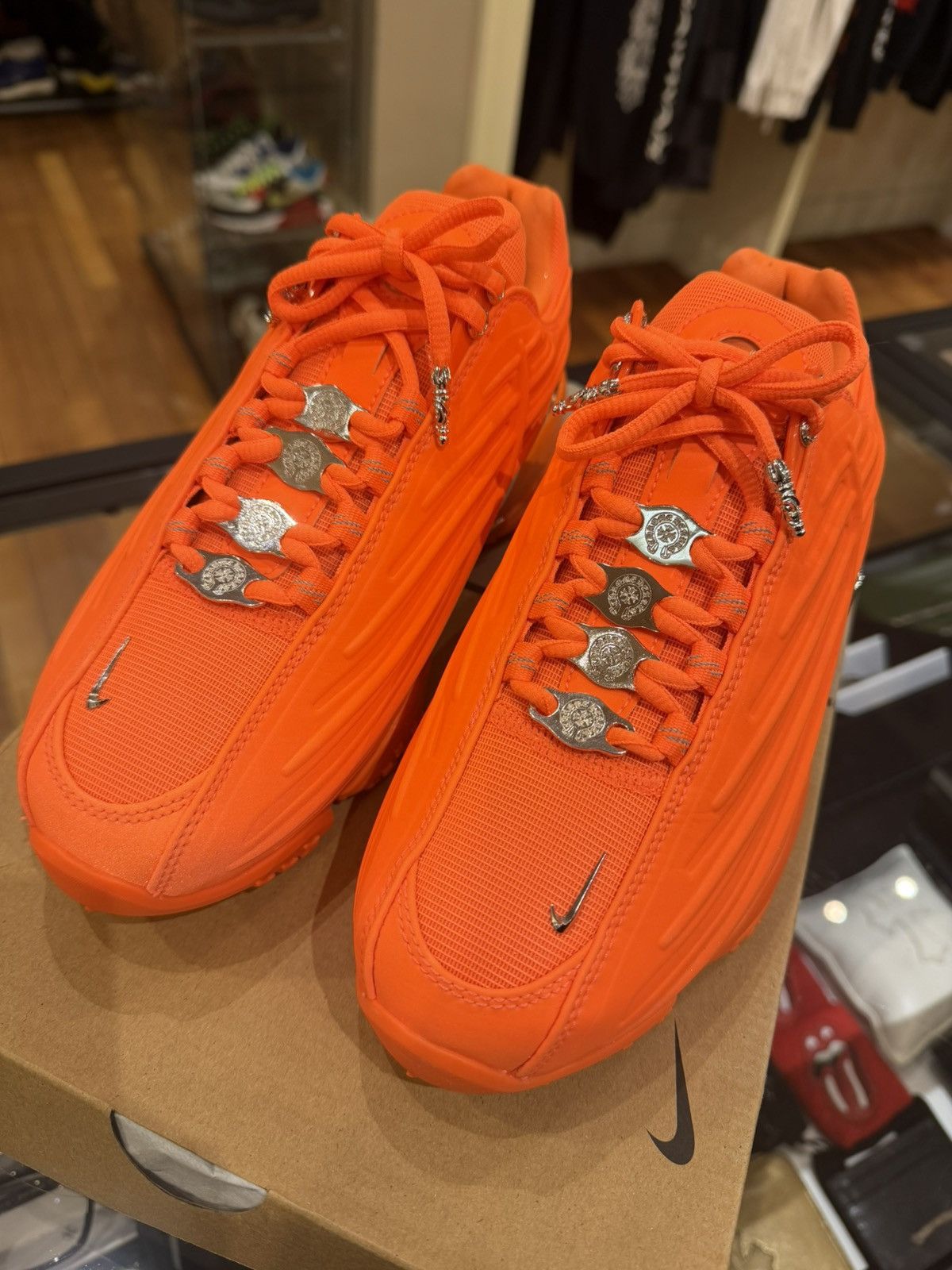 Chrome Hearts × NOCTA × Nike Chrome Hearts Nocta Hot Step 2 Orange Size US 7 / EU 40 - 2 Thumbnail