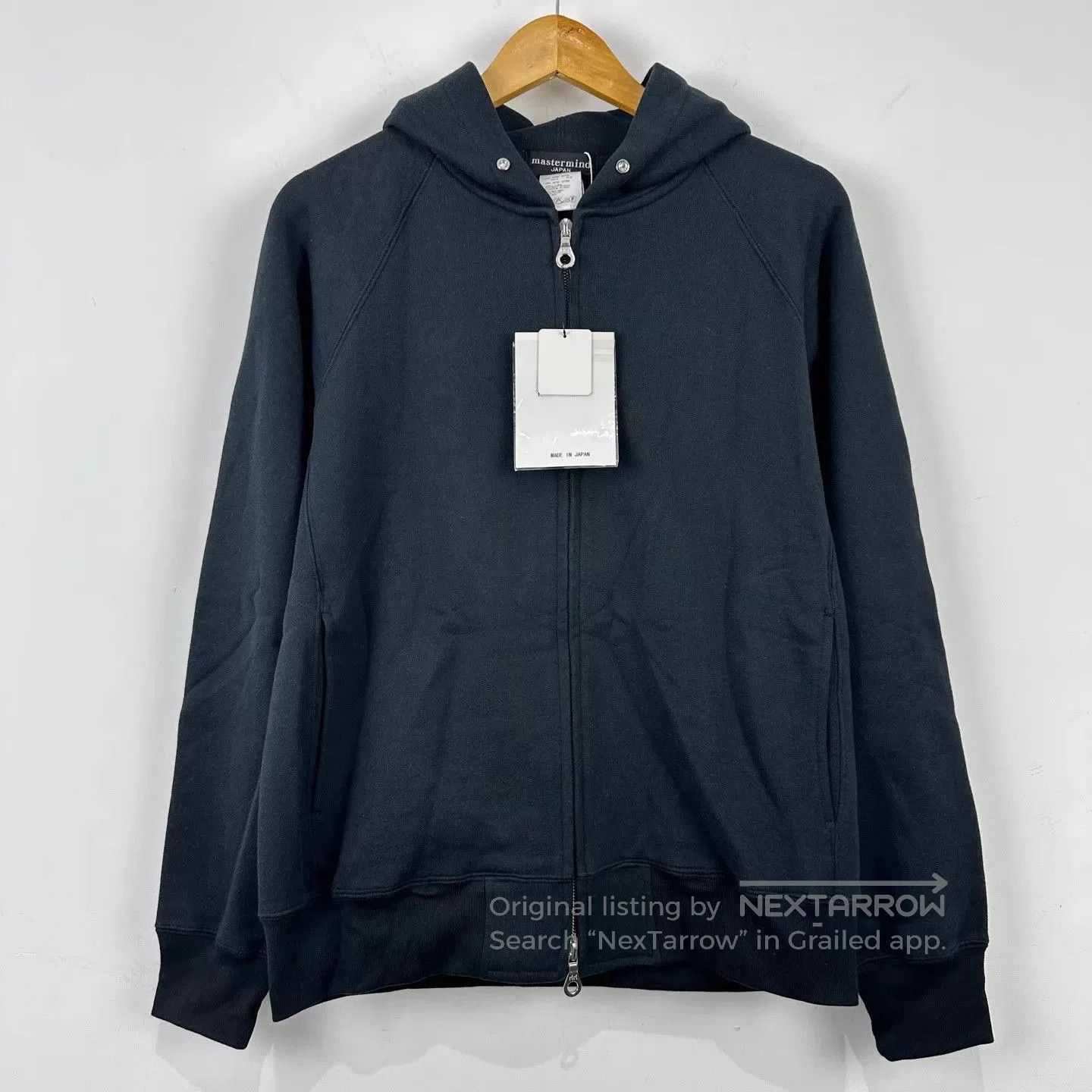 Mastermind Japan Black Zip-Up Hoodie. Size US S / EU 44-46 / 1 - 1 Thumbnail